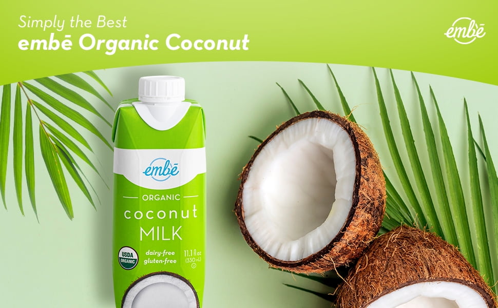 embē Organic Unsweetened Dairy-Free Coconut Milk (11.1 fl oz) 6trf2