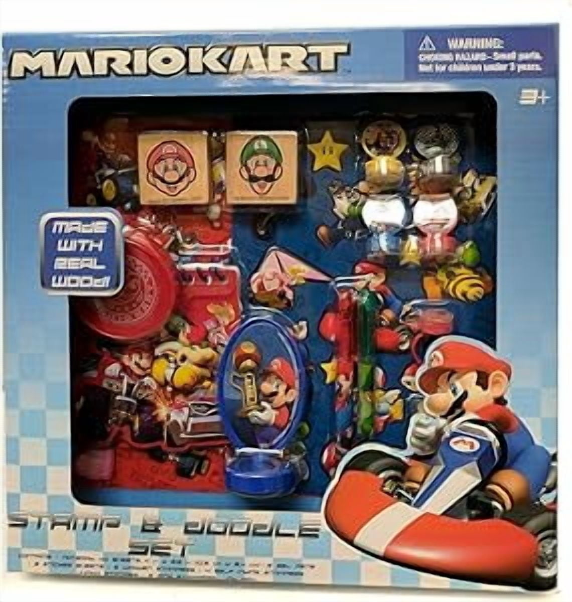 Nintendo Mario Kart Stamp and Doodle Activity Set (Multicolor, 1 Pack) 2ajvp