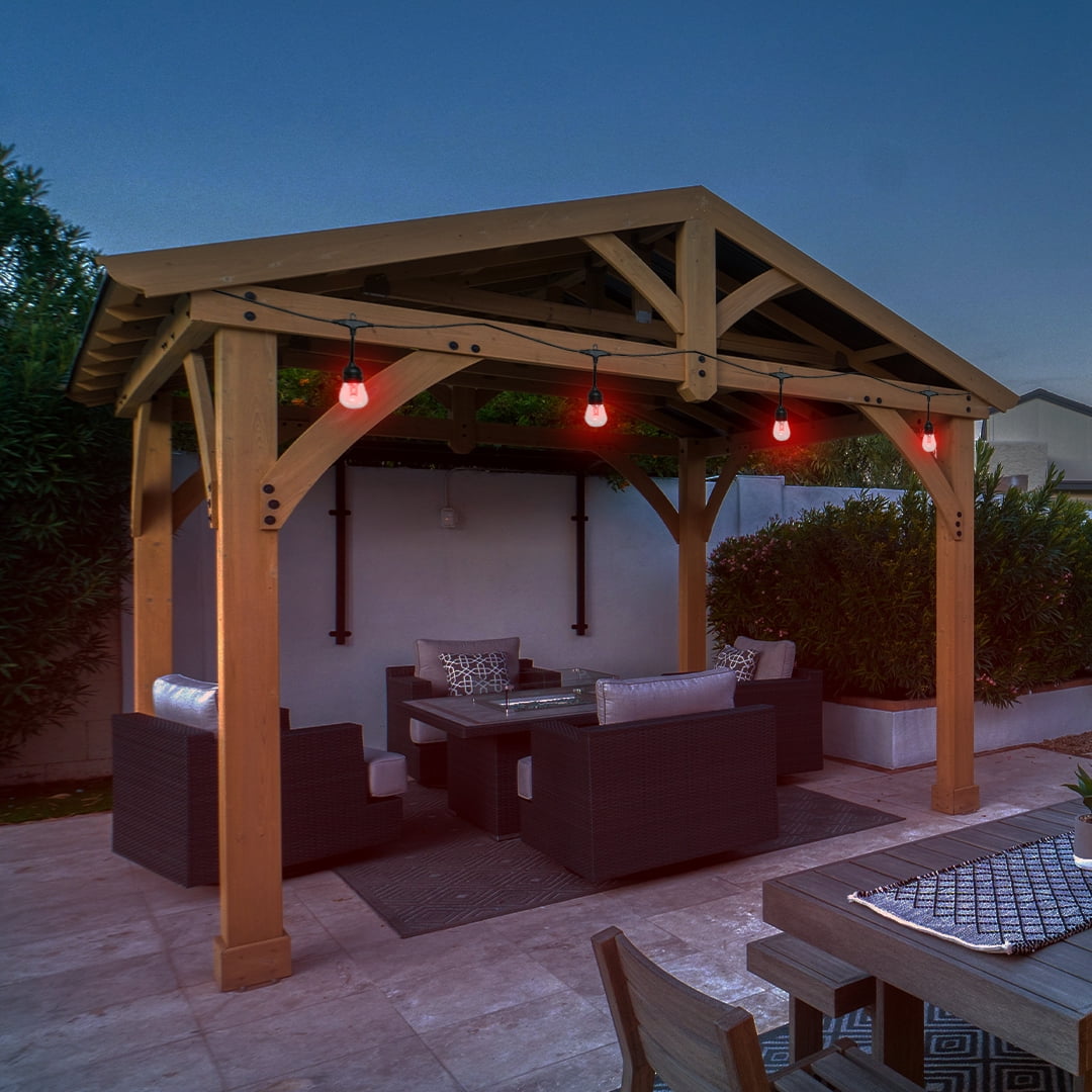 Better Homes & Gardens Solar Powered LED String Lights (Multi-Color, 34 ft) v4fel