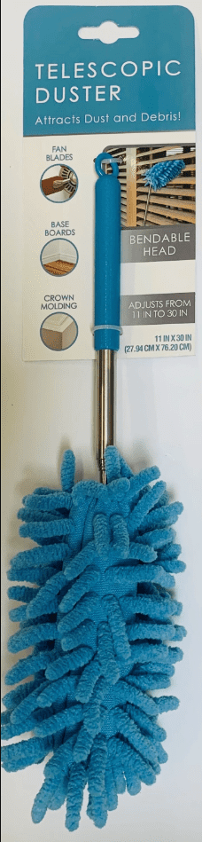 EVRI Telescoping Duster Extendable Cleaning Tool for Hard-to-Reach Areas (30 in to 60 in) 1vvyc
