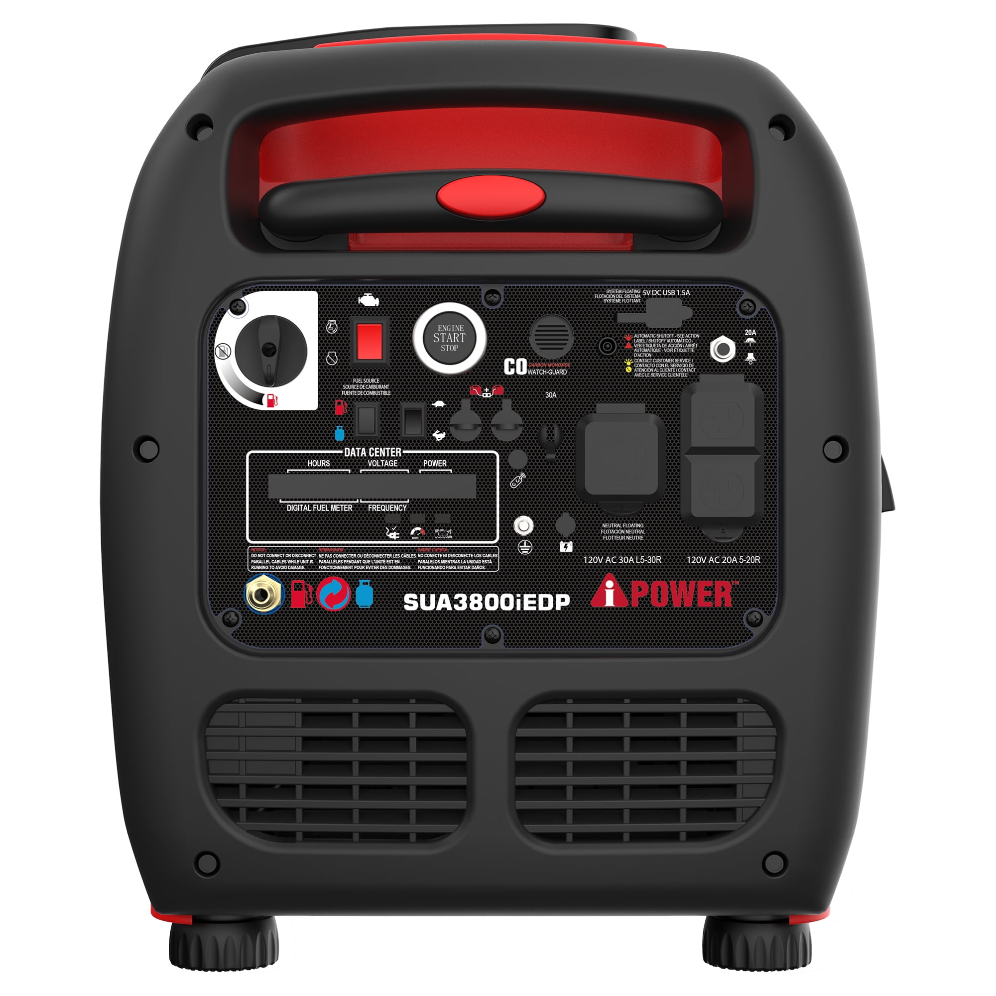 A-iPower SUA3800i Dual Fuel Digital Inverter Generator (3800W, Portable) 2ymmk