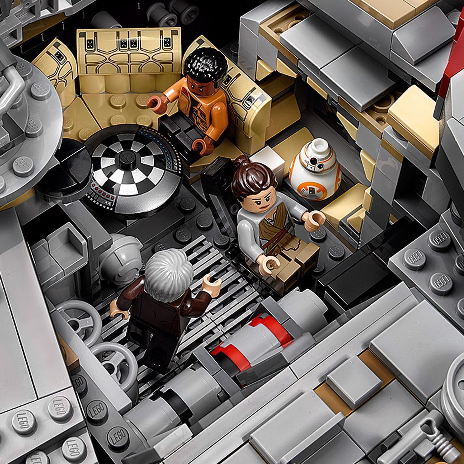 LEGO Star Wars Millennium Falcon 75192 Expert Building Set and Starship Model Kit (7,541 Pieces) hh8jy