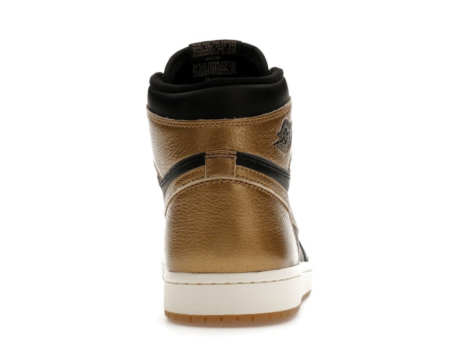 Jordan 1 Retro High OG Basketball Shoes (Black/Metallic Gold, 8.5) joktb