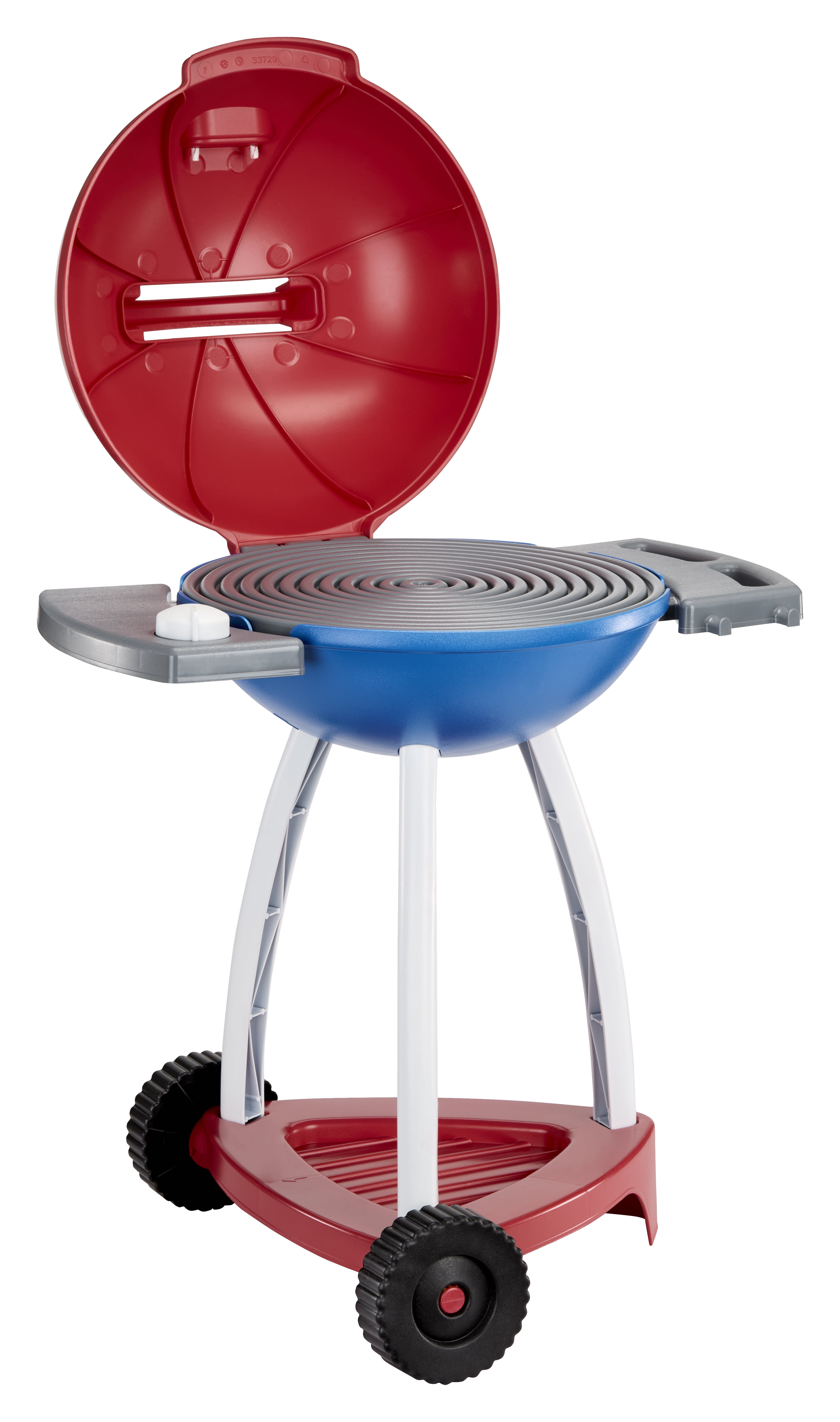 Little Tikes Sizzle & Serve Grill Interactive Cooking Playset with 14 Accessories (Red, 14-Piece Set) dt3xq