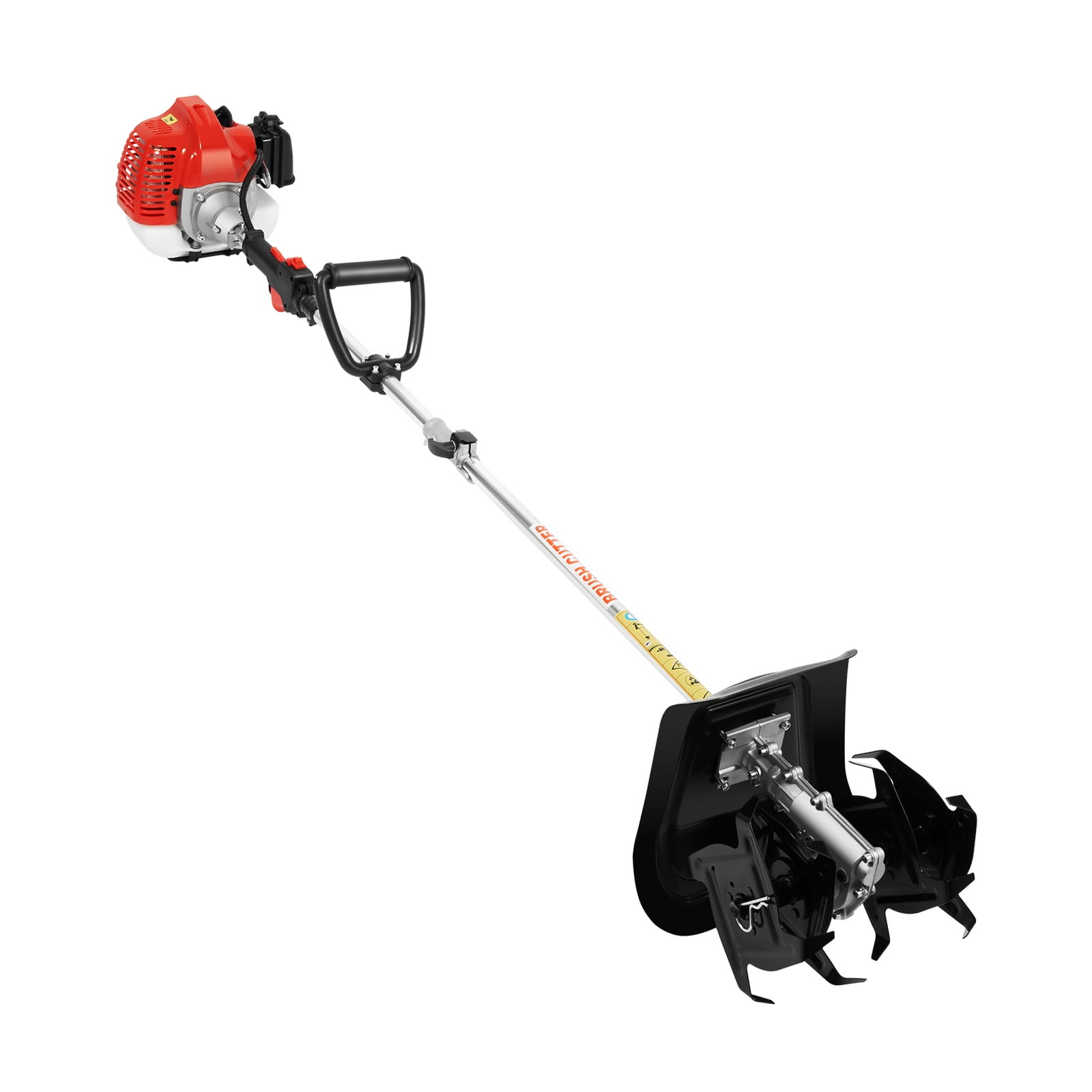 FOGGBET 51.7cc 2-Stroke Gas Powered Mini Tiller Cultivator for Garden and Farm (9 in Width) dgu79