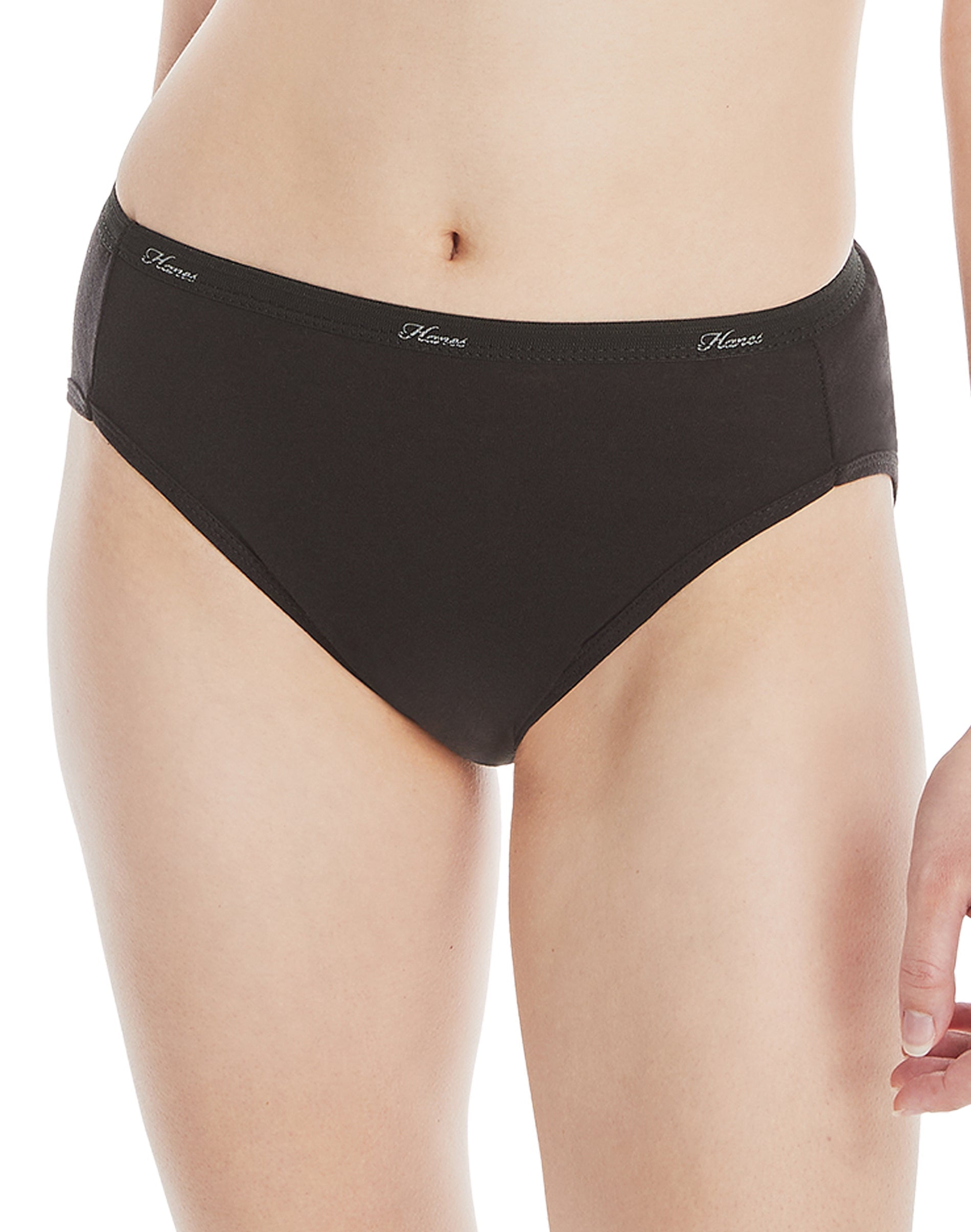 Hanes Women's Hi-Cut Panties (Assorted Colors, 10 Pack) lw3kg