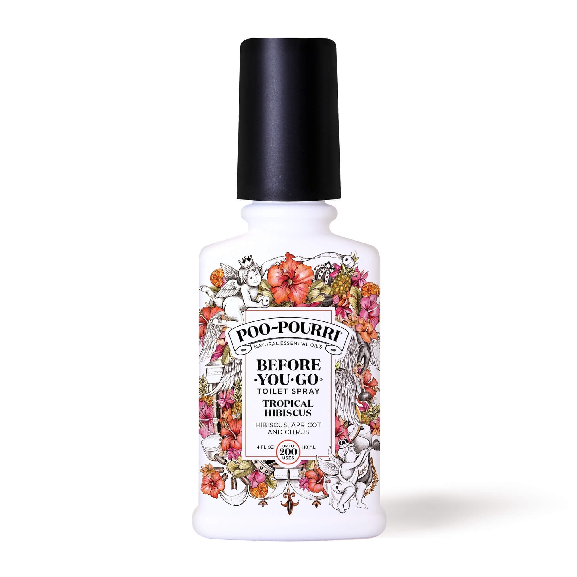 Poo-Pourri Before You Go Toilet Spray, Tropical Hibiscus Scent (4 oz) h4udx
