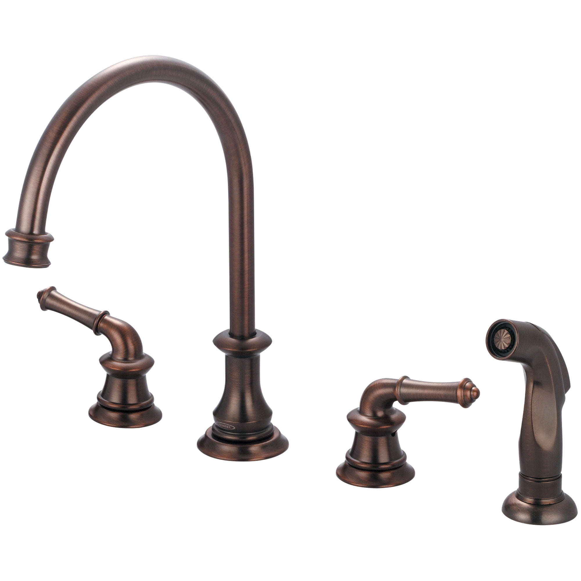 Pioneer Faucets Del Mar Widespread Kitchen Faucet (Oil Rubbed Bronze, 1.5 GPM) dxlzt