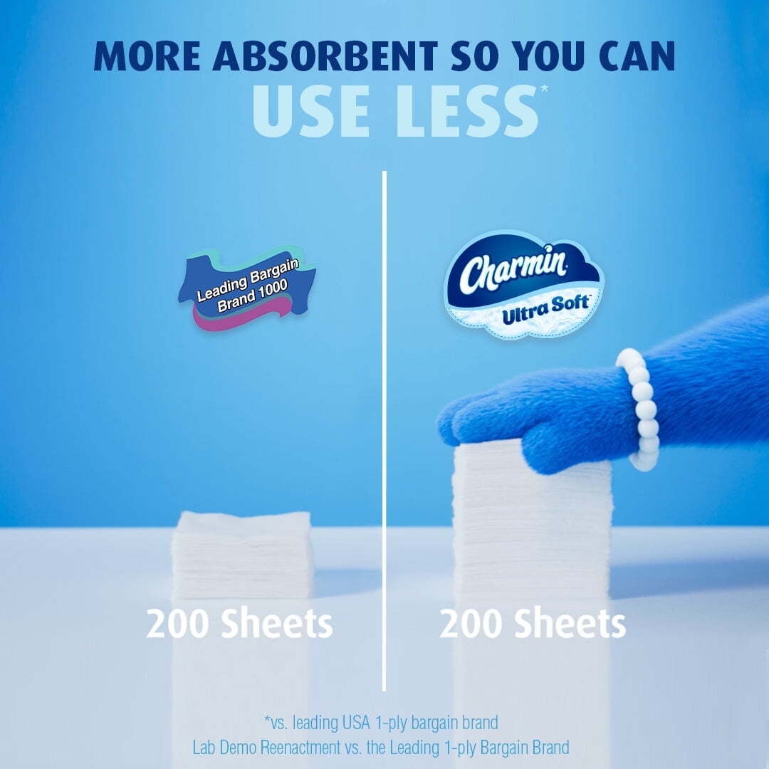 Charmin Ultra Soft Toilet Paper (12 Mega Rolls, 224 Sheets Per Roll) fbe06