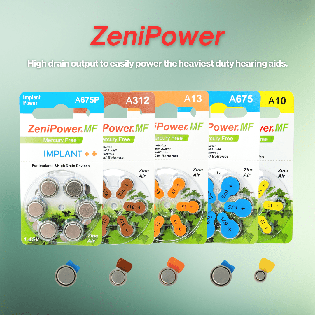 ZeniPower Cochlear Implant Zinc Air Batteries (Size 675, 600 Pack) j0tf0 - Image 3