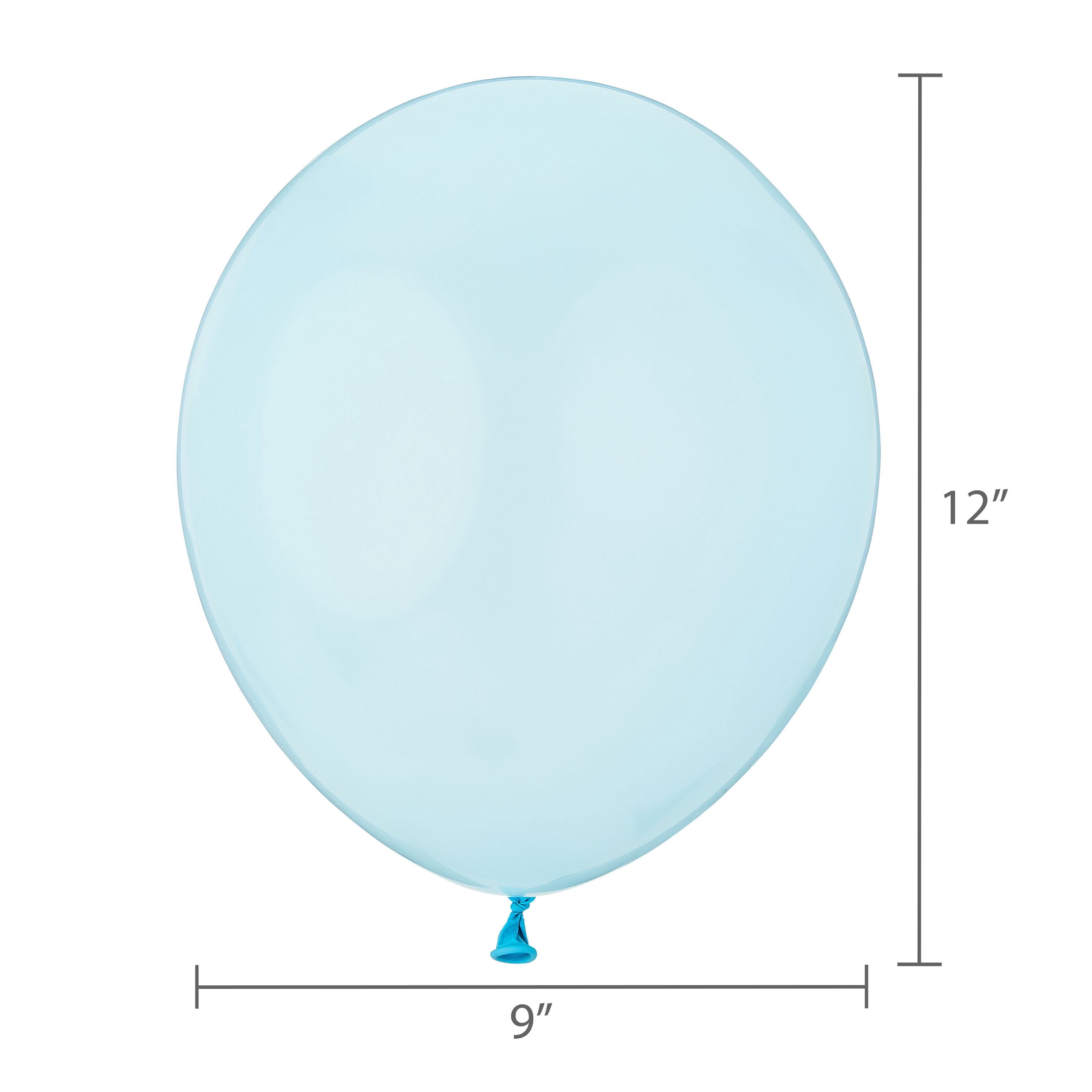 Way To Celebrate Latex Balloons, Festive Party Decor (Light Blue, 15 Pieces, 12 in) igu2w