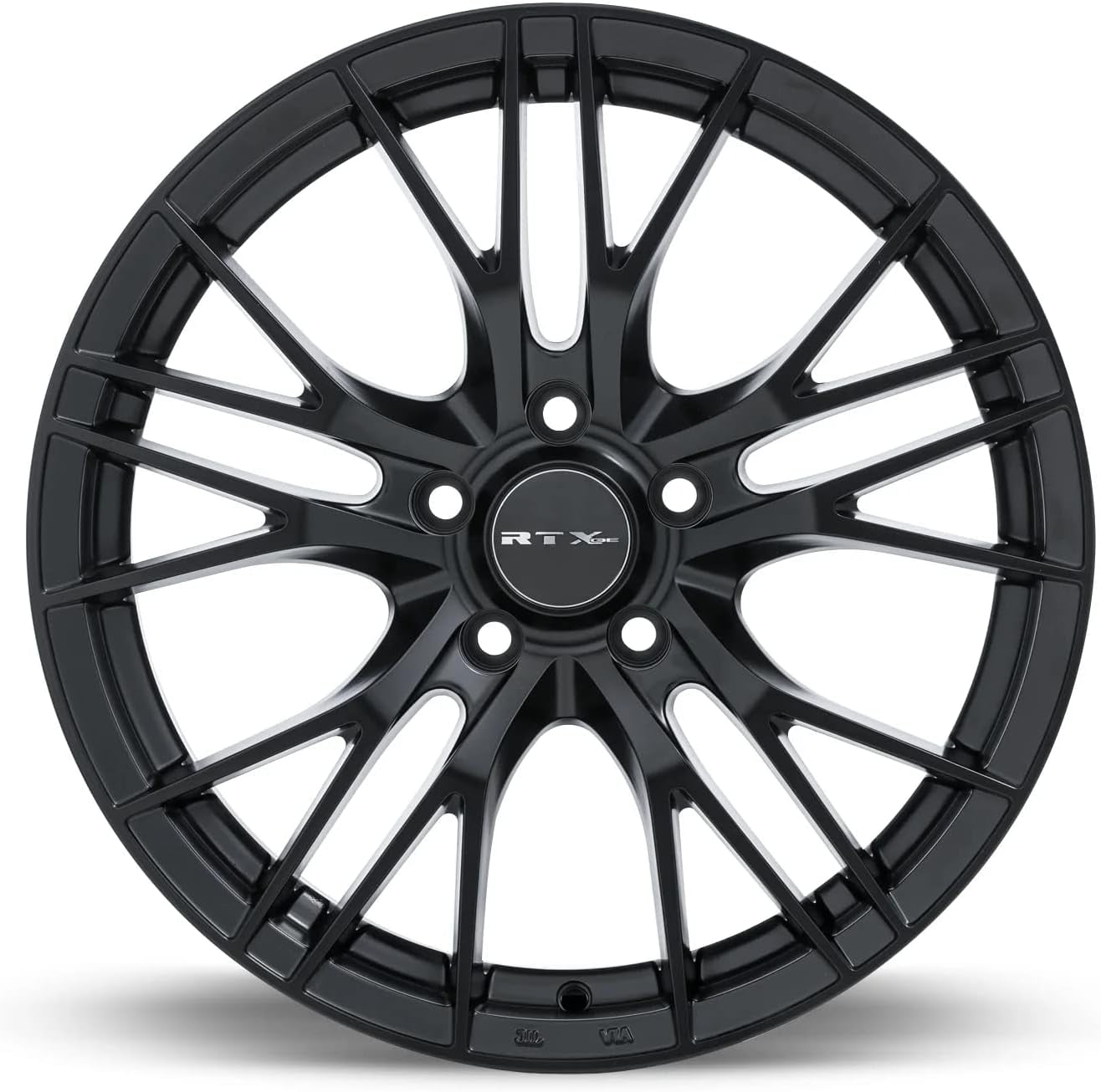 RTX Vertex Aluminum Alloy Wheel (Satin Black, 17x7.5 in, 5x120 Bolt Pattern) gp8f1