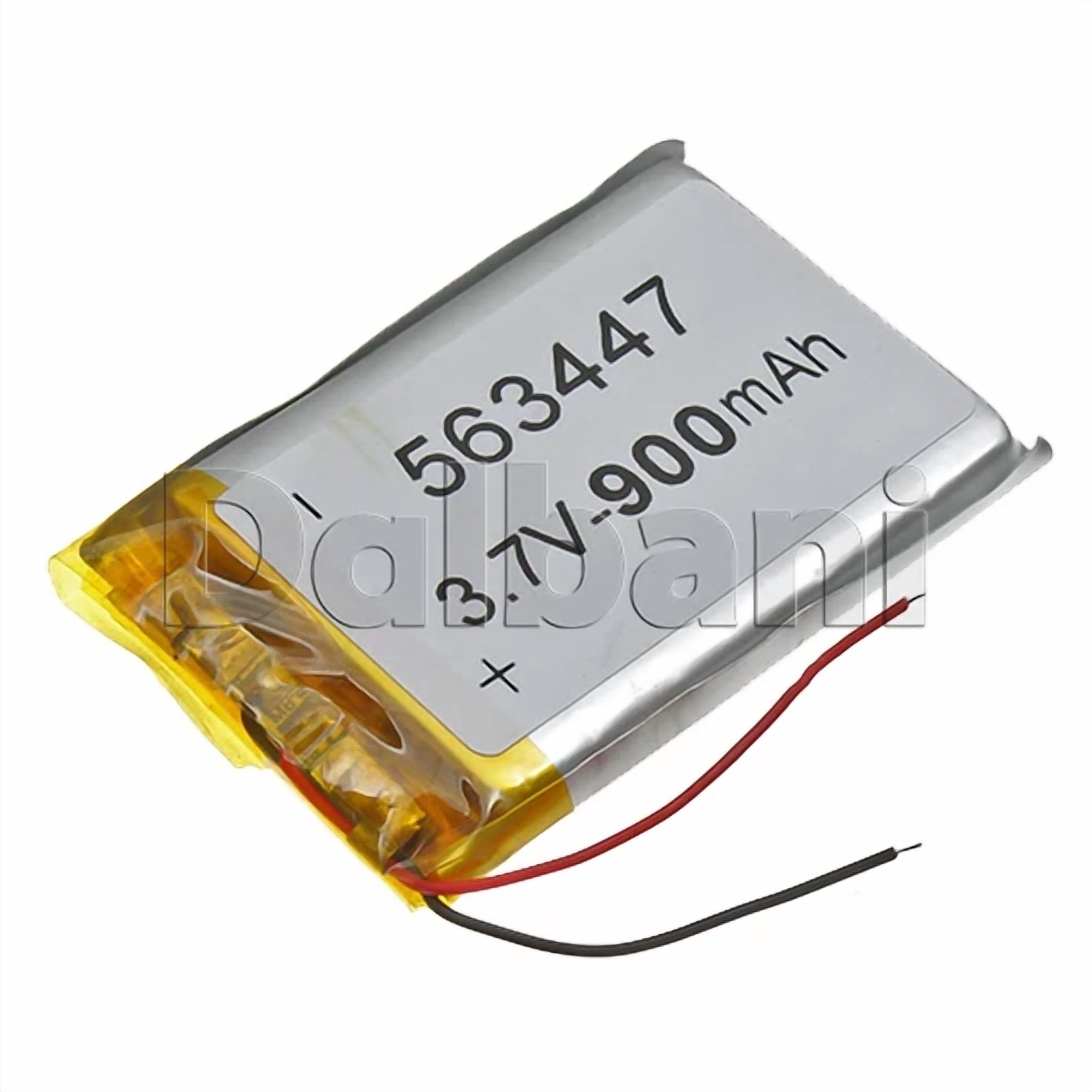 Rhea 3.7V 900mAh Lithium Polymer Internal Replacement Battery (1.83 in x 1.31 in x 0.22 in) iveu3