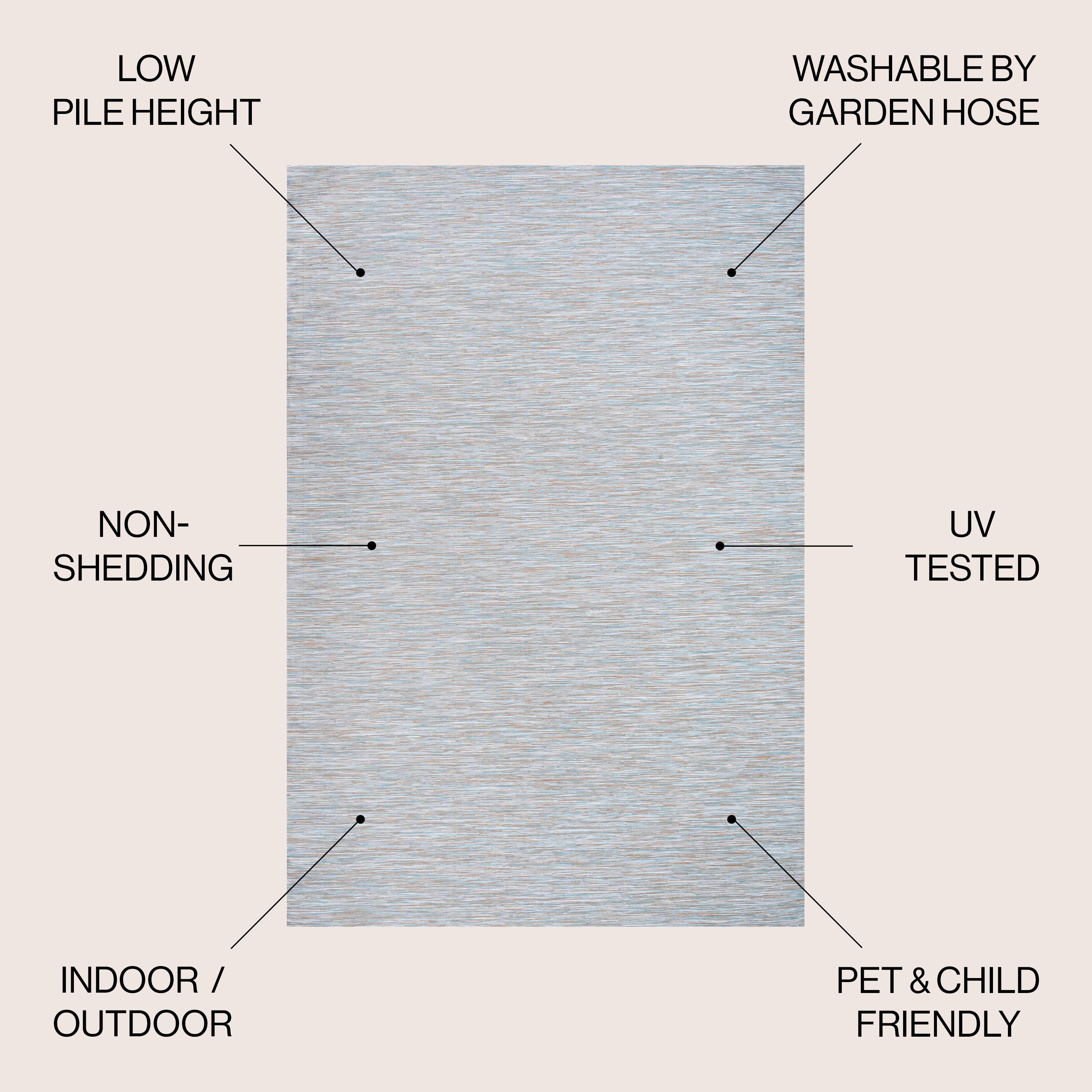 JONATHAN Y Tuscan Sun Ethan Flatweave Area Rug (Gray, 8 ft x 10 ft) odtby