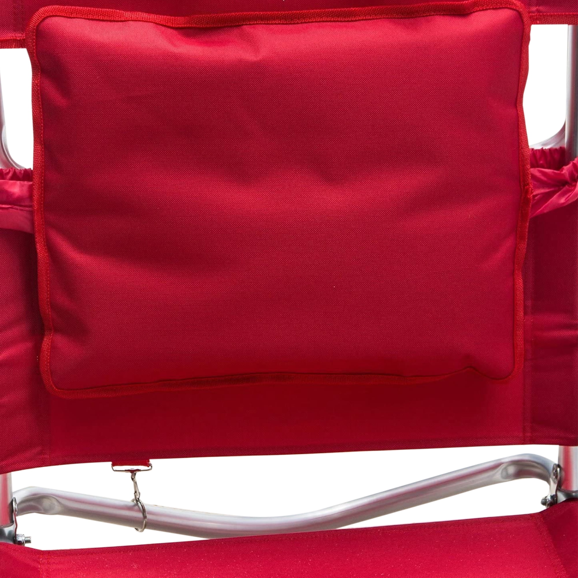 Ostrich Deluxe 3N1 Padded Sports Chair with Footrest, Heavy-Duty Folding Beach Lounger (Red, 2 Pack) 0dovd
