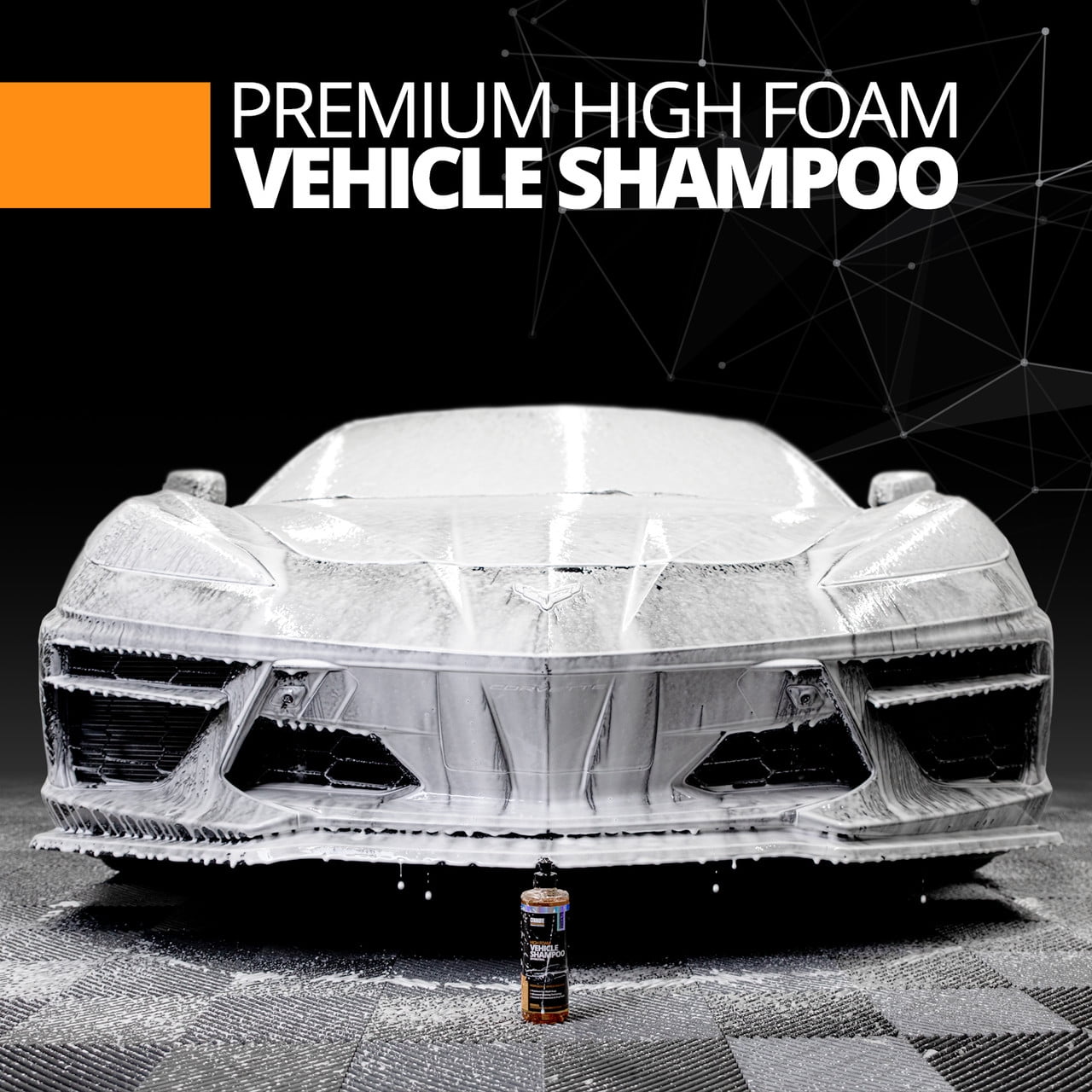 Cerakote Ceramic Interior Detailer and High Foam Car Shampoo Cleaning Bundle (12 fl oz, 16 fl oz) 52rnc