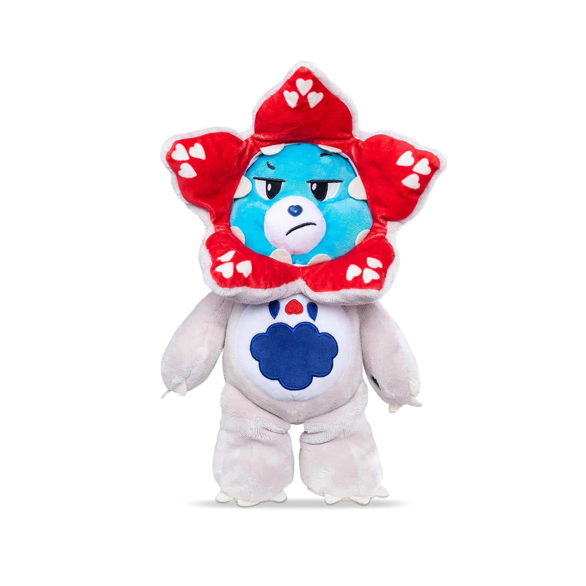 Care Bears x Stranger Things Grumpy Bear Demogorgon Plush Toy (Multicolor, 12 in) 4e1dv