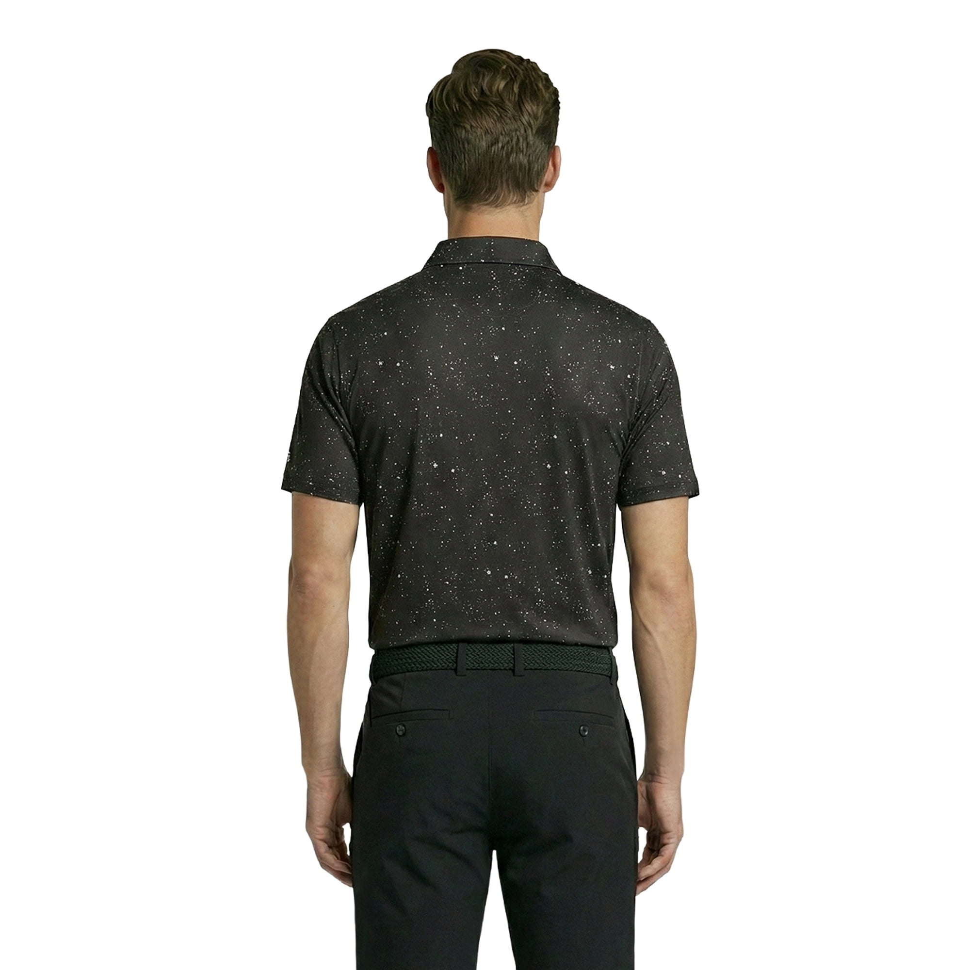 Birdie Bound Men's Novelty Golf Polo Shirt Moisture-Wicking Performance Athletic Fit (Black, XS-4XLT) qzopq