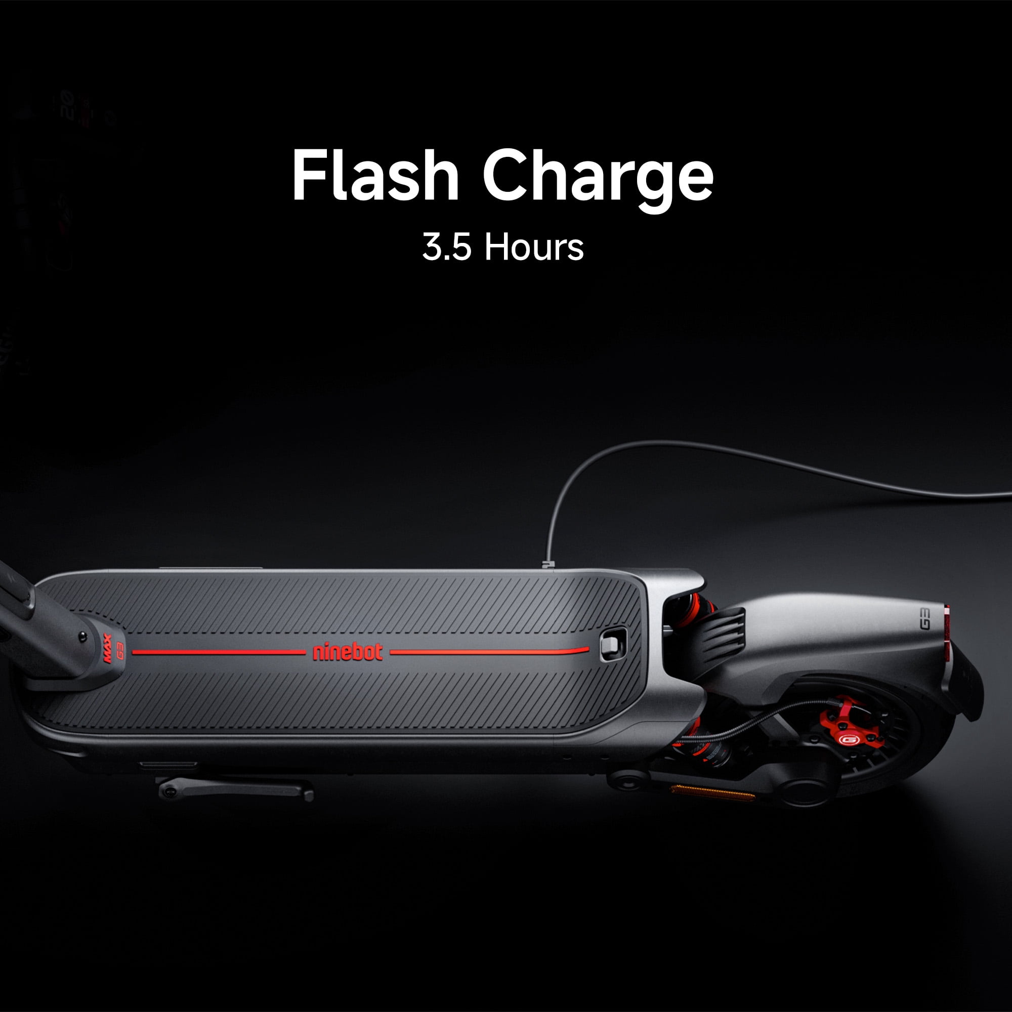 Segway MAX G3 Electric Scooter, High-Performance Commuter with 50-Mile Range and Dual Suspension (Black, 286 lb Capacity) ry5bp