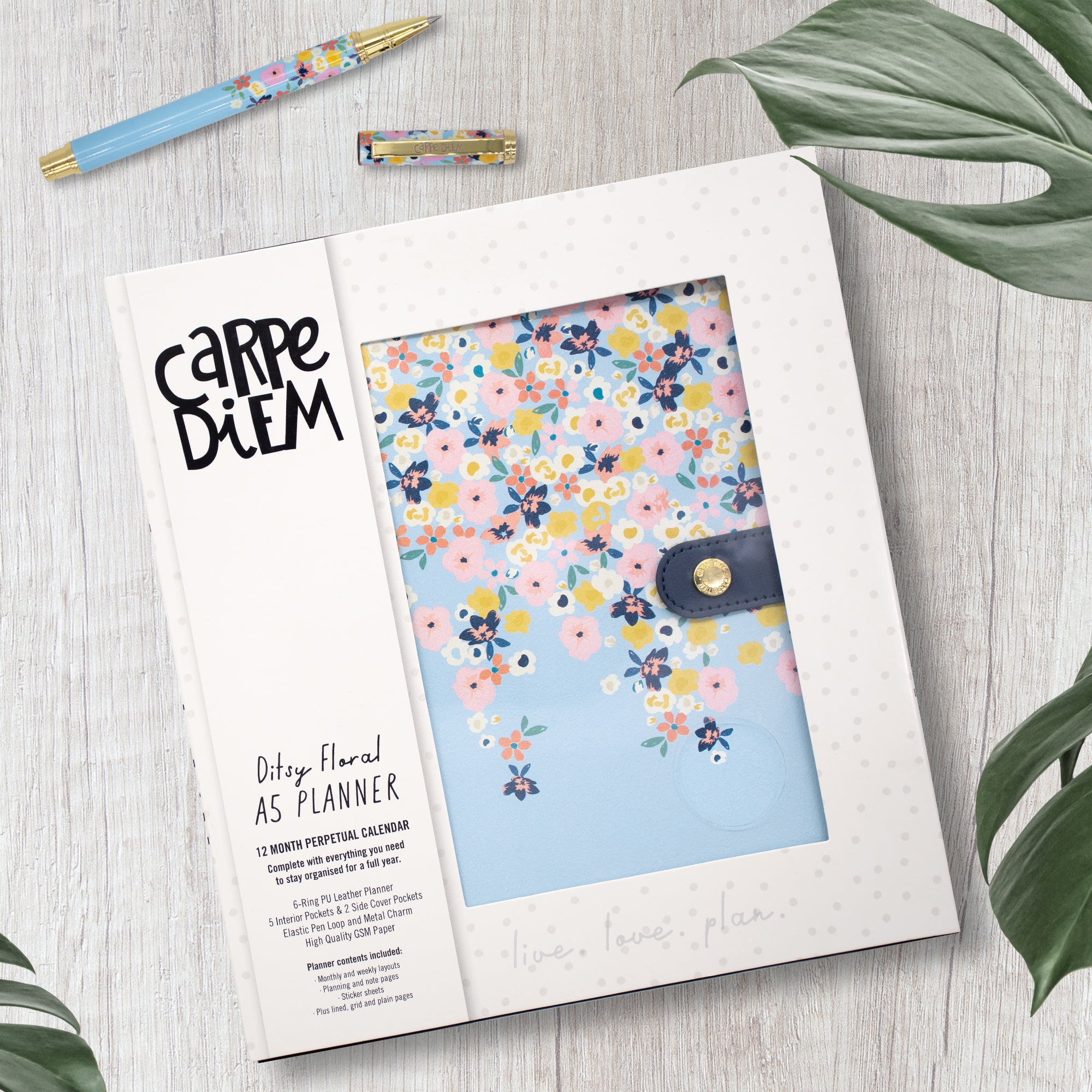 Pukka Pads A5 Planner (Ditzy Floral, 8.3 in x 5.8 in) 7ek8v