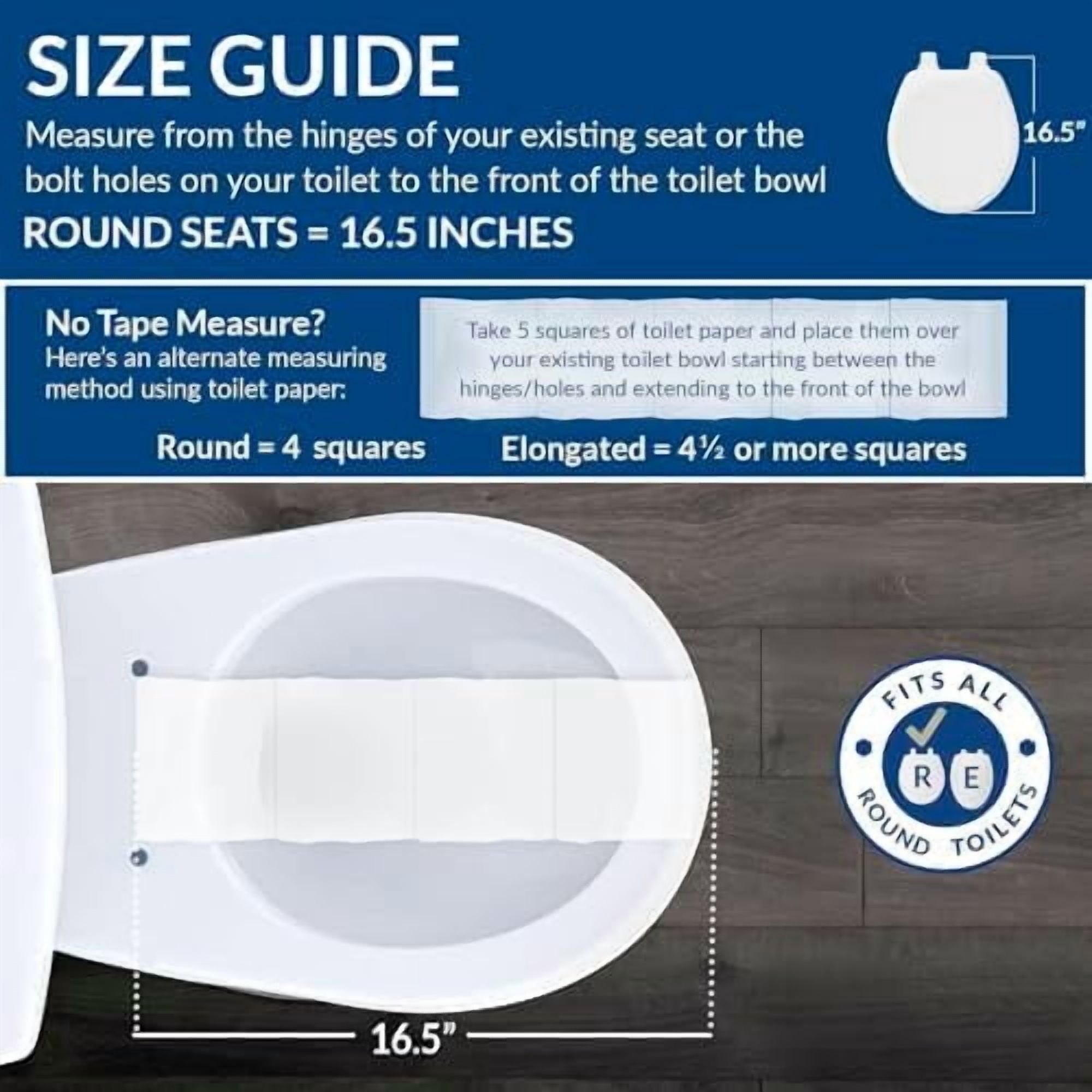 jiaquanzhao Toilet Seat, Durable Enameled Wood with Easy Clean Hinges (White, 14.13 in x 19.24 in) slcbc