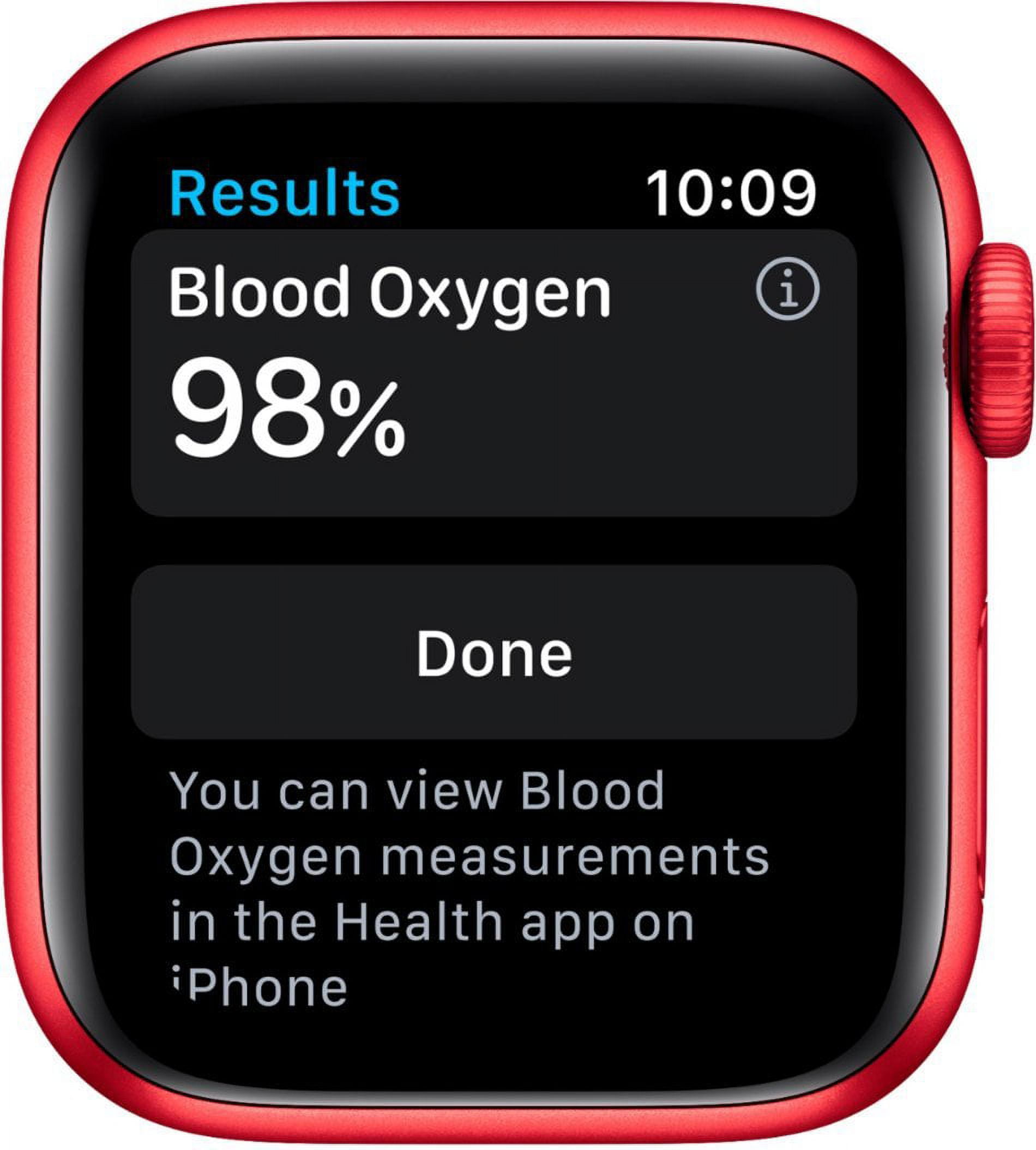 Apple Watch Series 6 Smartwatch (PRODUCT)RED Aluminum Case with Sport Band (40mm) kzg4d