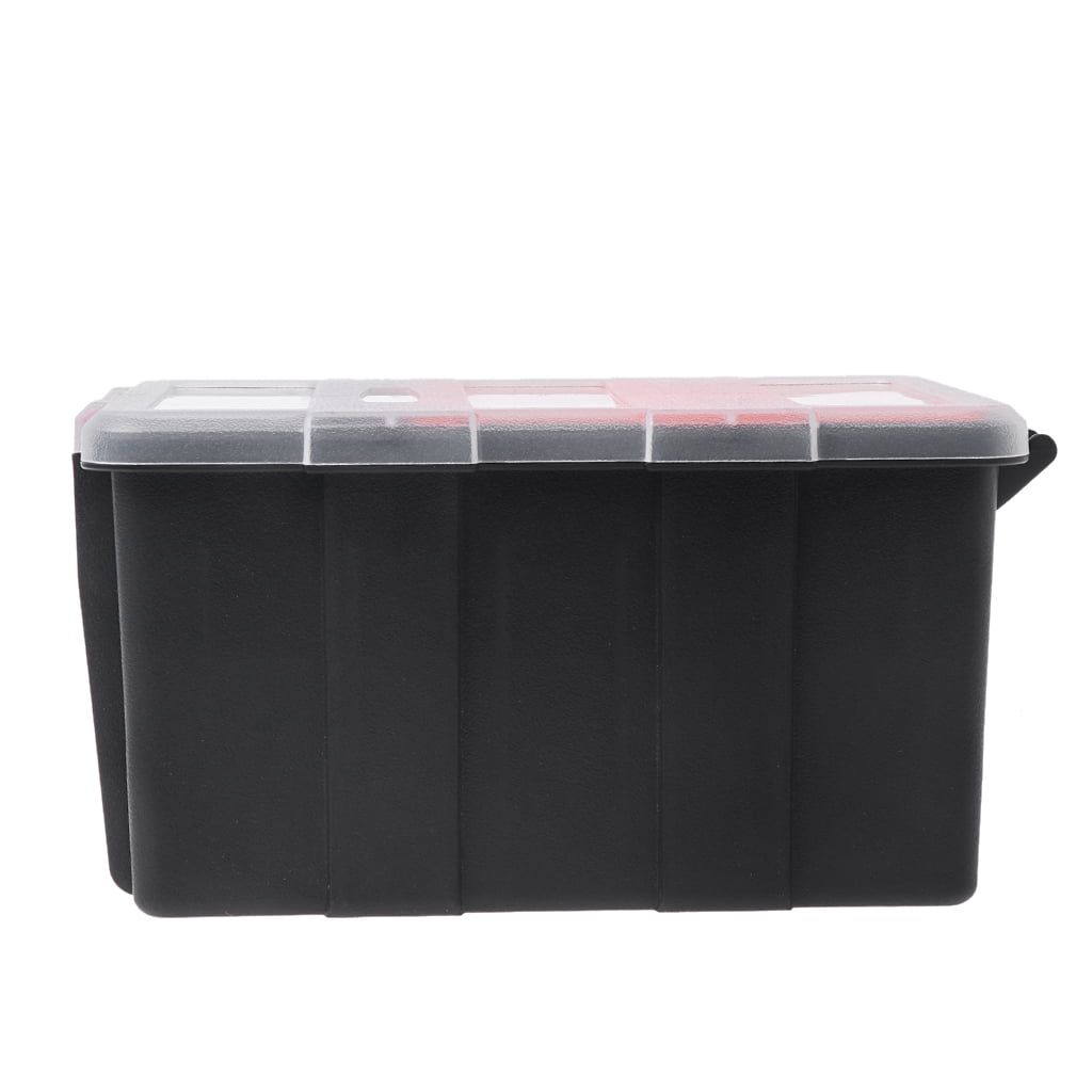 CHANCELAND Hardware Storage Organizer Box (Clear, 8.5 in x 5.5 in x 1.5 in) w3o3w
