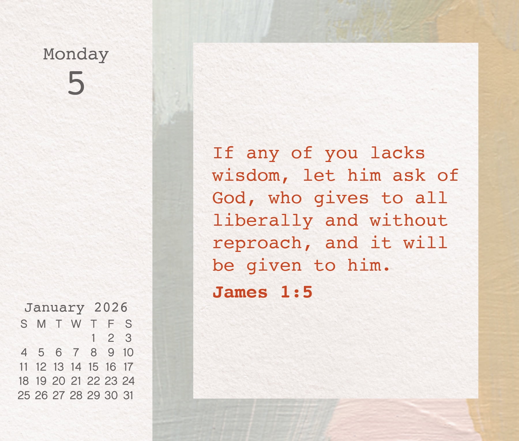 Trends International Bible Desk Calendar (12 Months, 6 in x 6 in) berfg