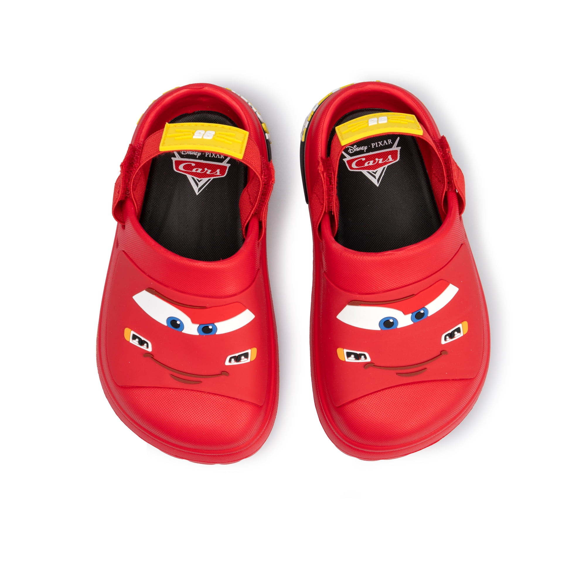 Disney Pixar Cars Toddler Boys Comfort Clog Lightweight Slip-on Shoes (Red, 8 Toddler) v3sb3
