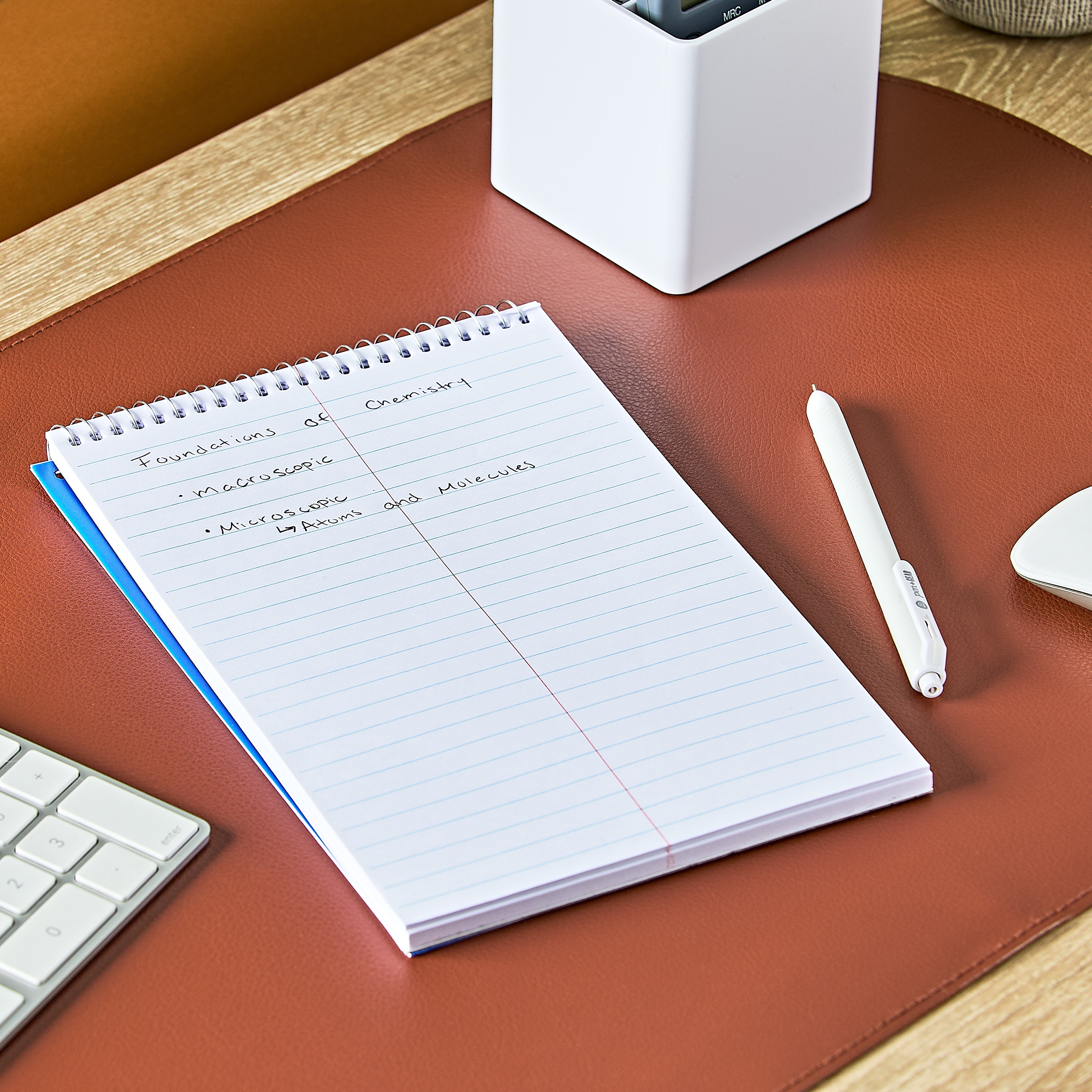 Pen+Gear Gregg Ruled Poly Notebook, Durable Water-Resistant Cover, Professional Steno Pad (Blue, 6 in x 9 in, 80 Sheets) ha22t