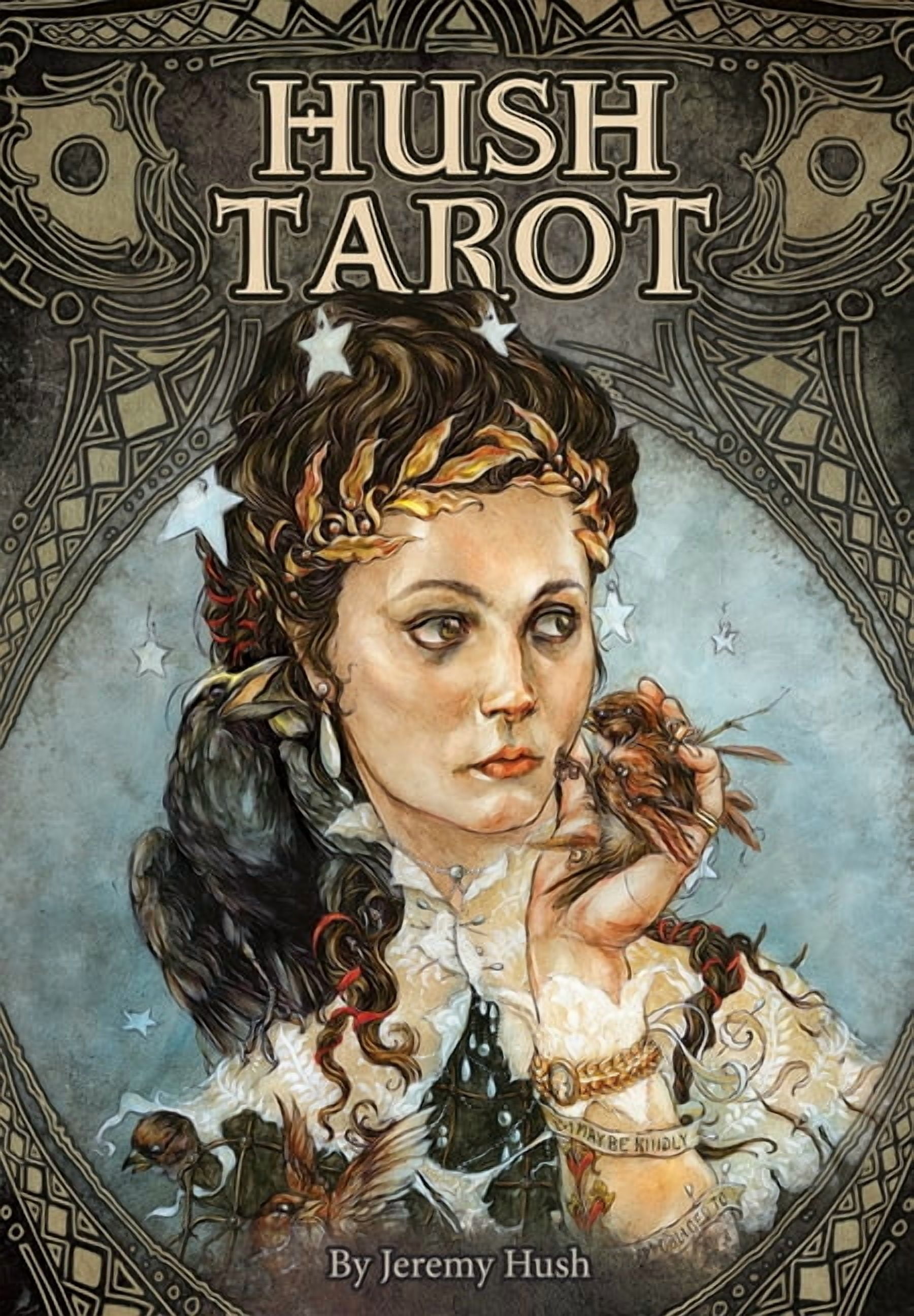 Jeremy Hush Tarot Deck (Hardcover, 78-Card Set) gm33e