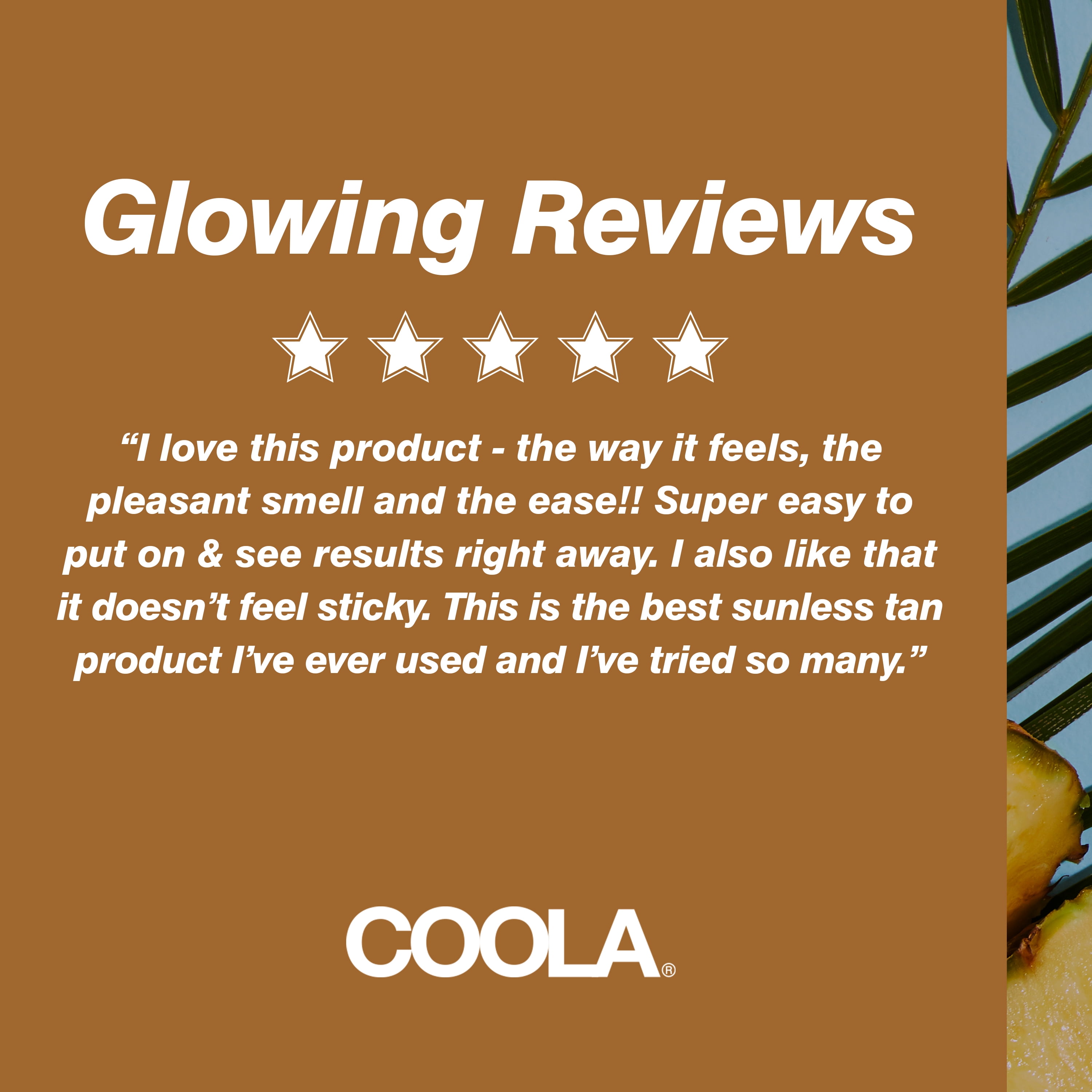 Coola Organic Sunless Tanner Serum, Self Tan Luminizing Body Serum, Piña Colada (5 fl oz) 7kbv2