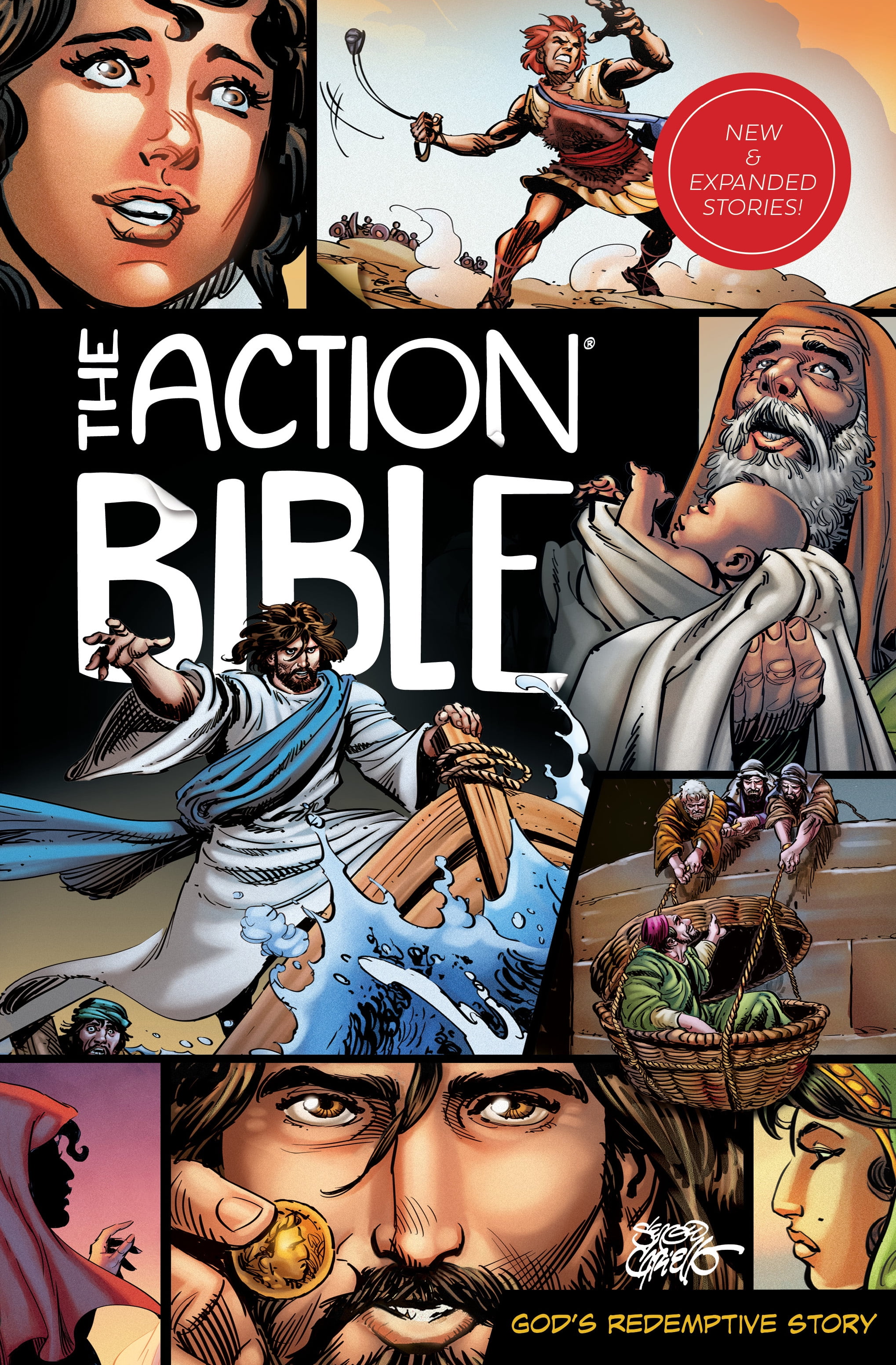 Sergio Cariello The Action Bible: God's Redemptive Story (Revised Edition) (Hardcover) feqcw