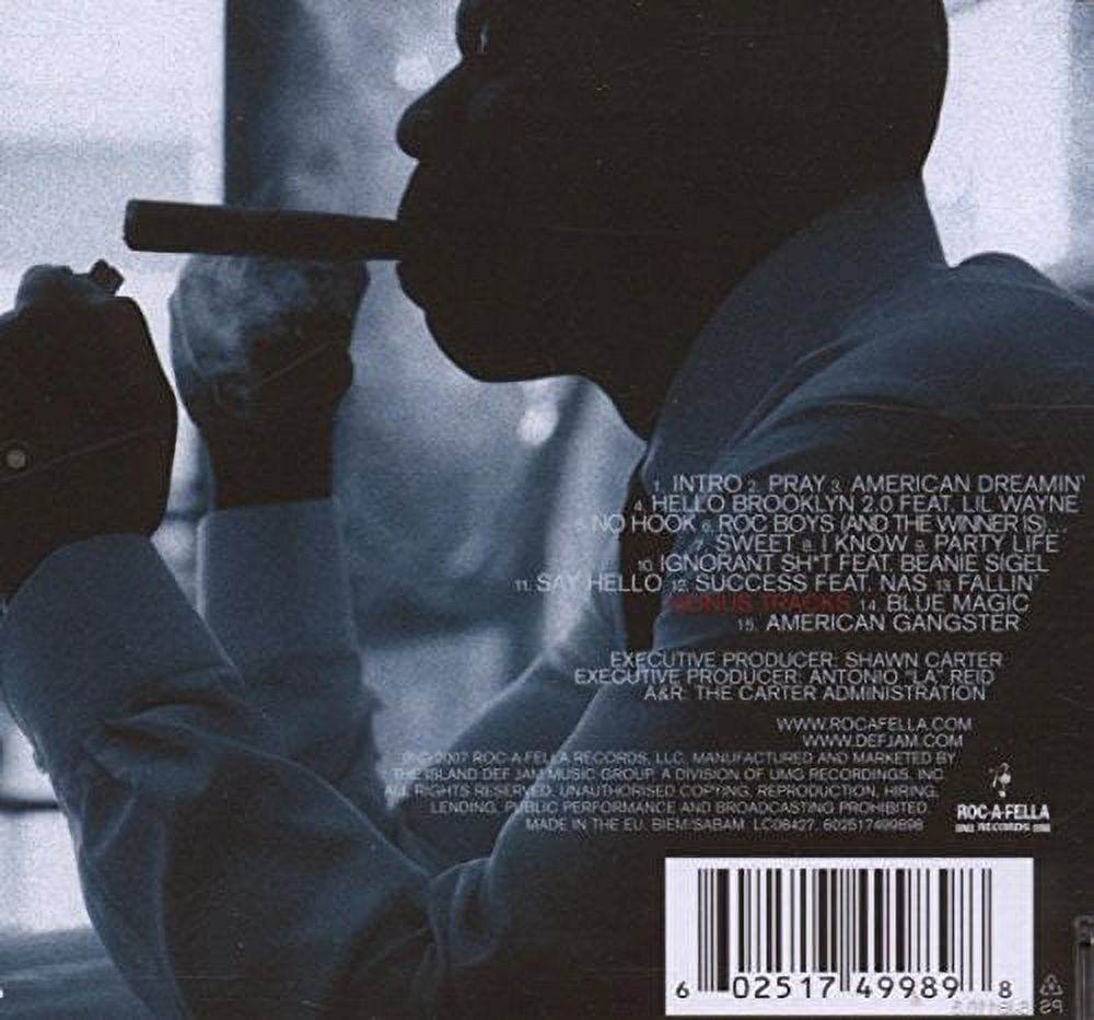 Roc-A-Fella Jay-Z American Gangster Audio CD (Standard Edition) 5s4pz