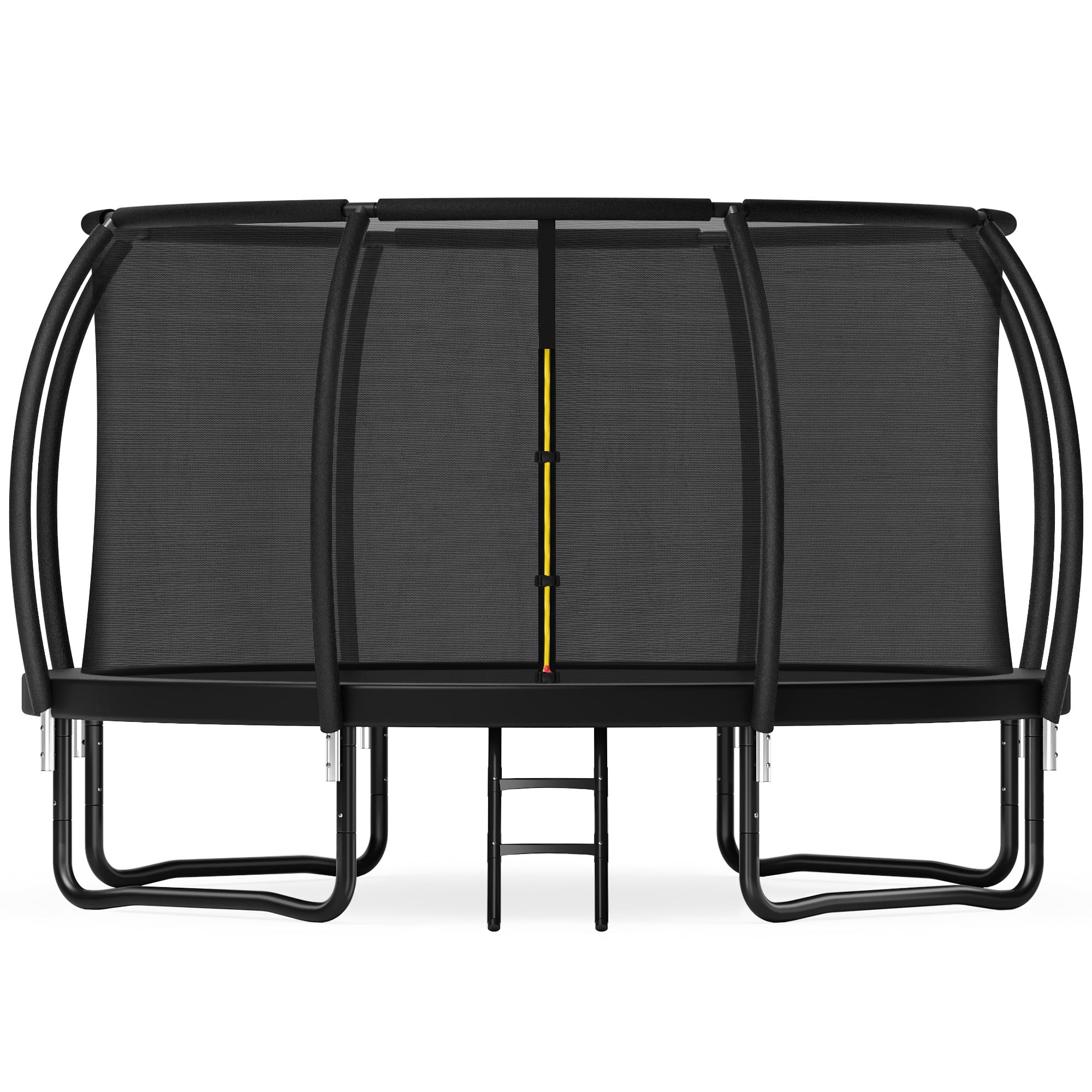 Forgemus Recreational Outdoor Trampoline with Enclosure Net and Ladder (12 ft) 7r62m