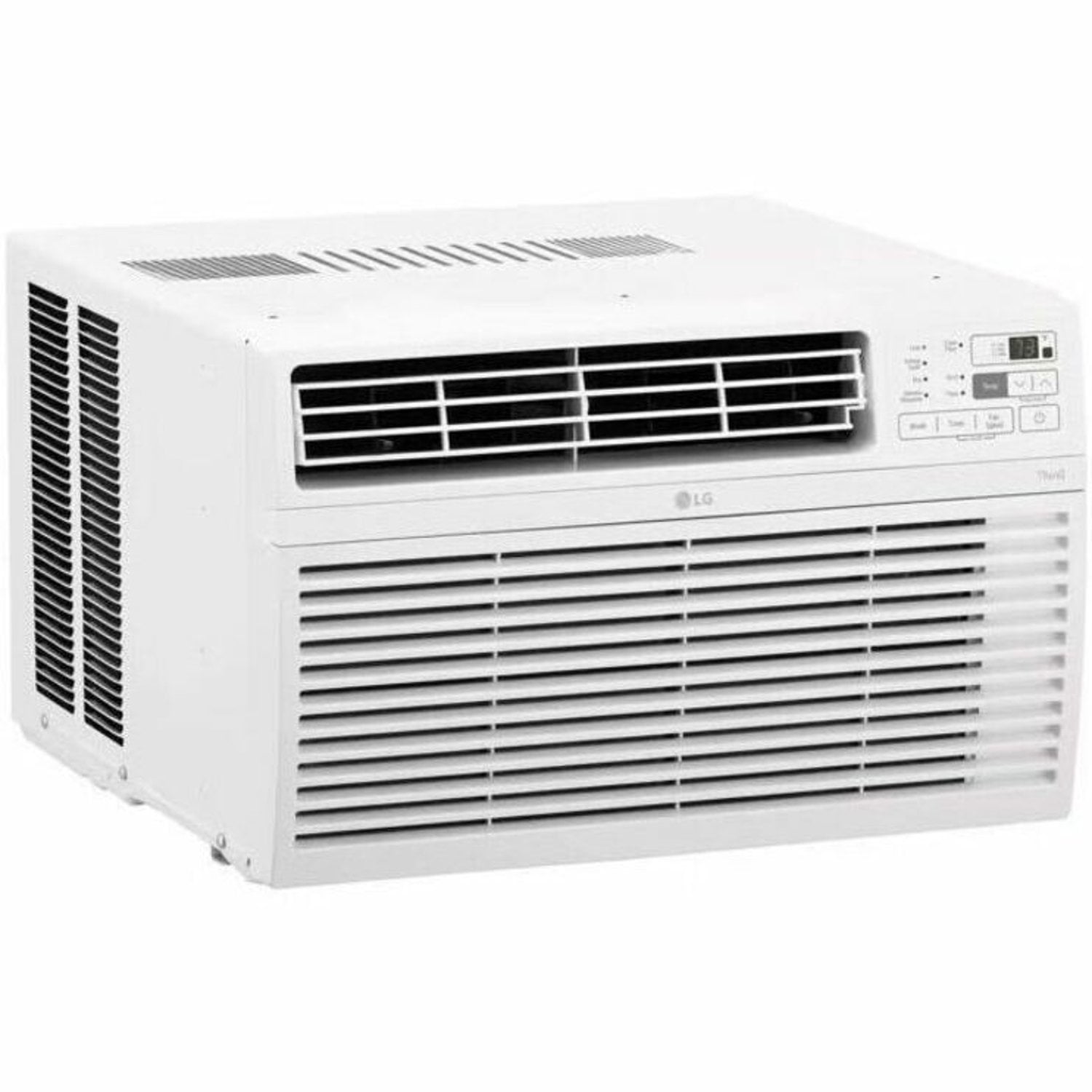 LG 8,000 BTU Window-Mounted Air Conditioner with Wi-Fi Control (White, 350 sq ft) cqpq7