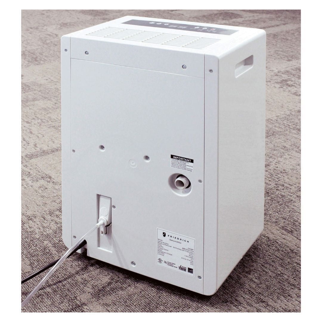 Friedrich 50 Pint Dehumidifier with Built-In Drain Pump (White, 50 Pint) z5xeh