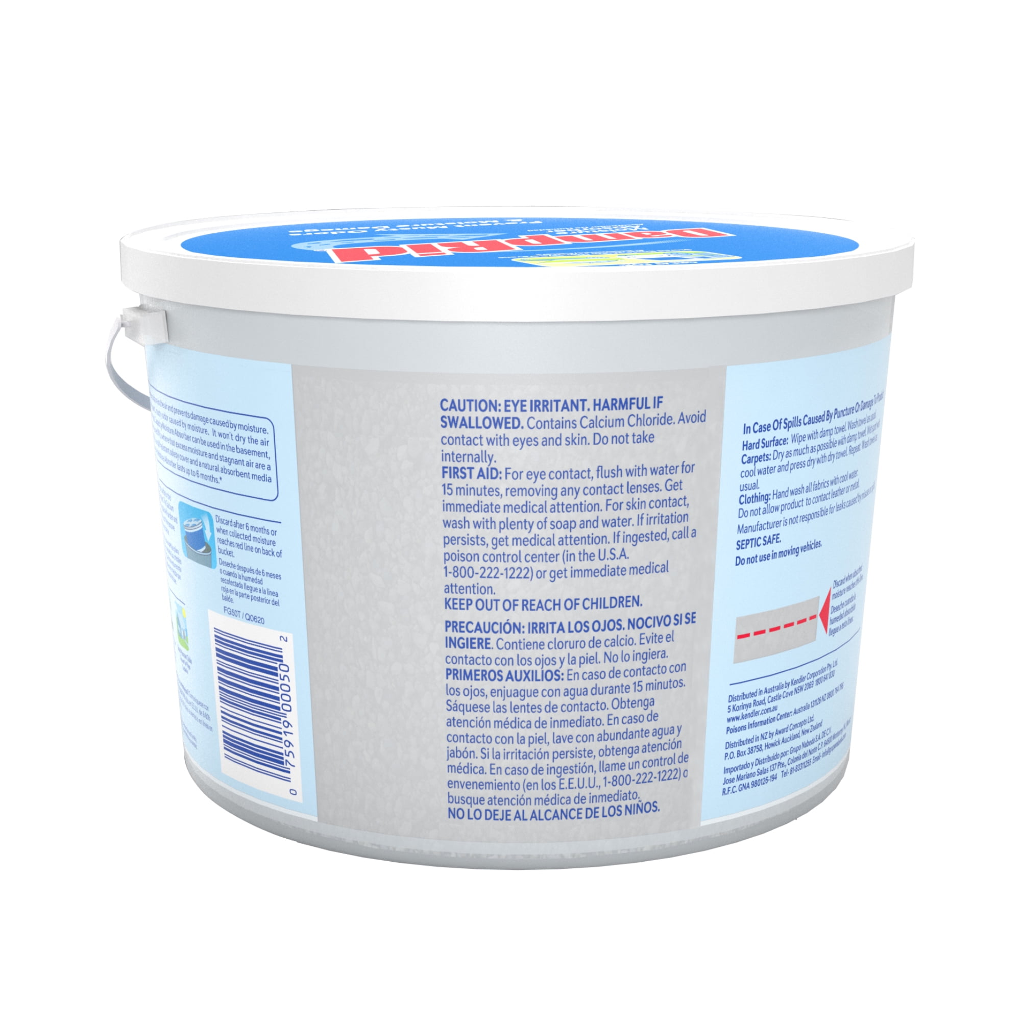 DampRid Moisture Absorber High-Capacity Bucket (Fragrance Free, 4 lb) zrq12