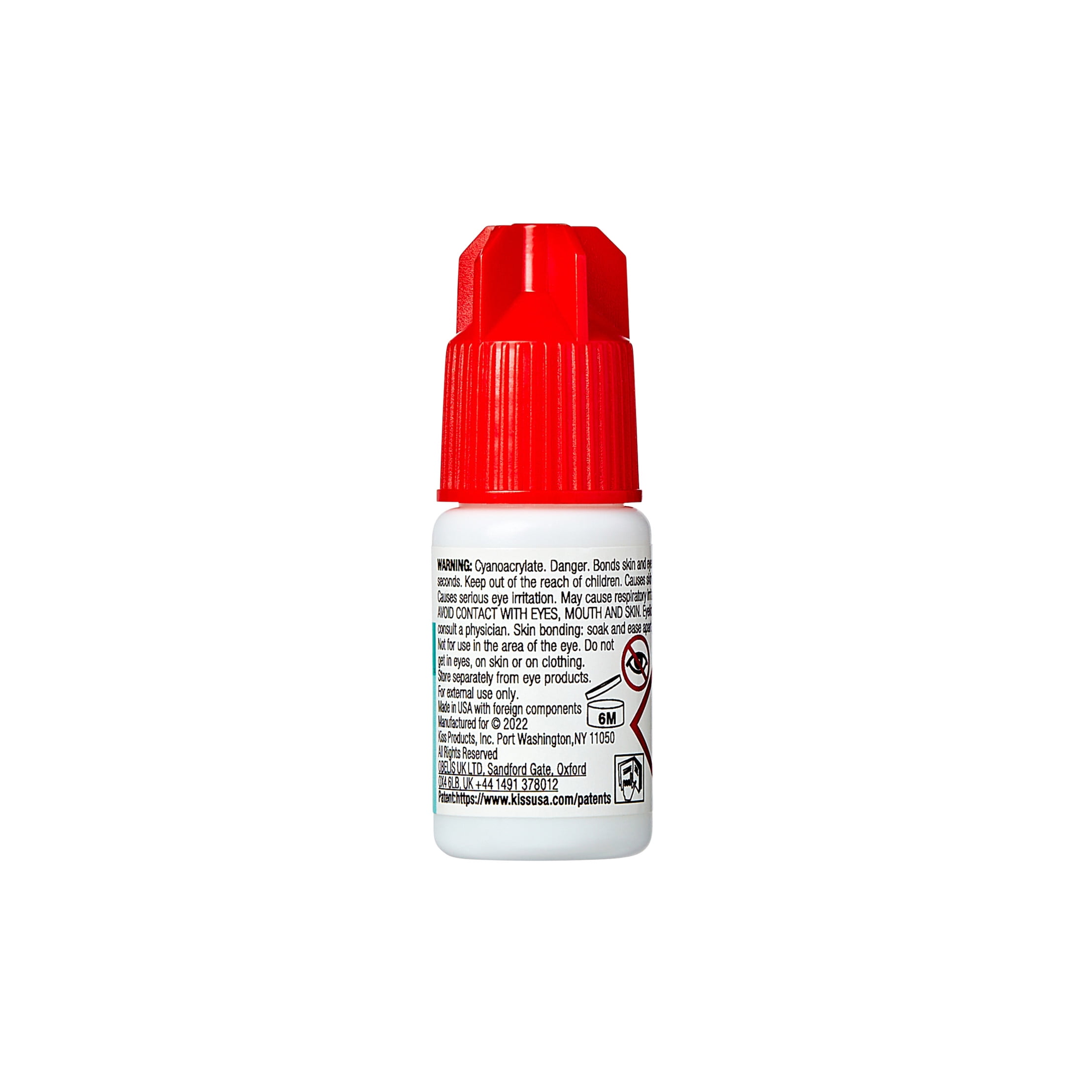 Kiss PowerFlex Maximum Speed Nail Glue for Press-On Nails (Clear, 0.1 oz) sxvve