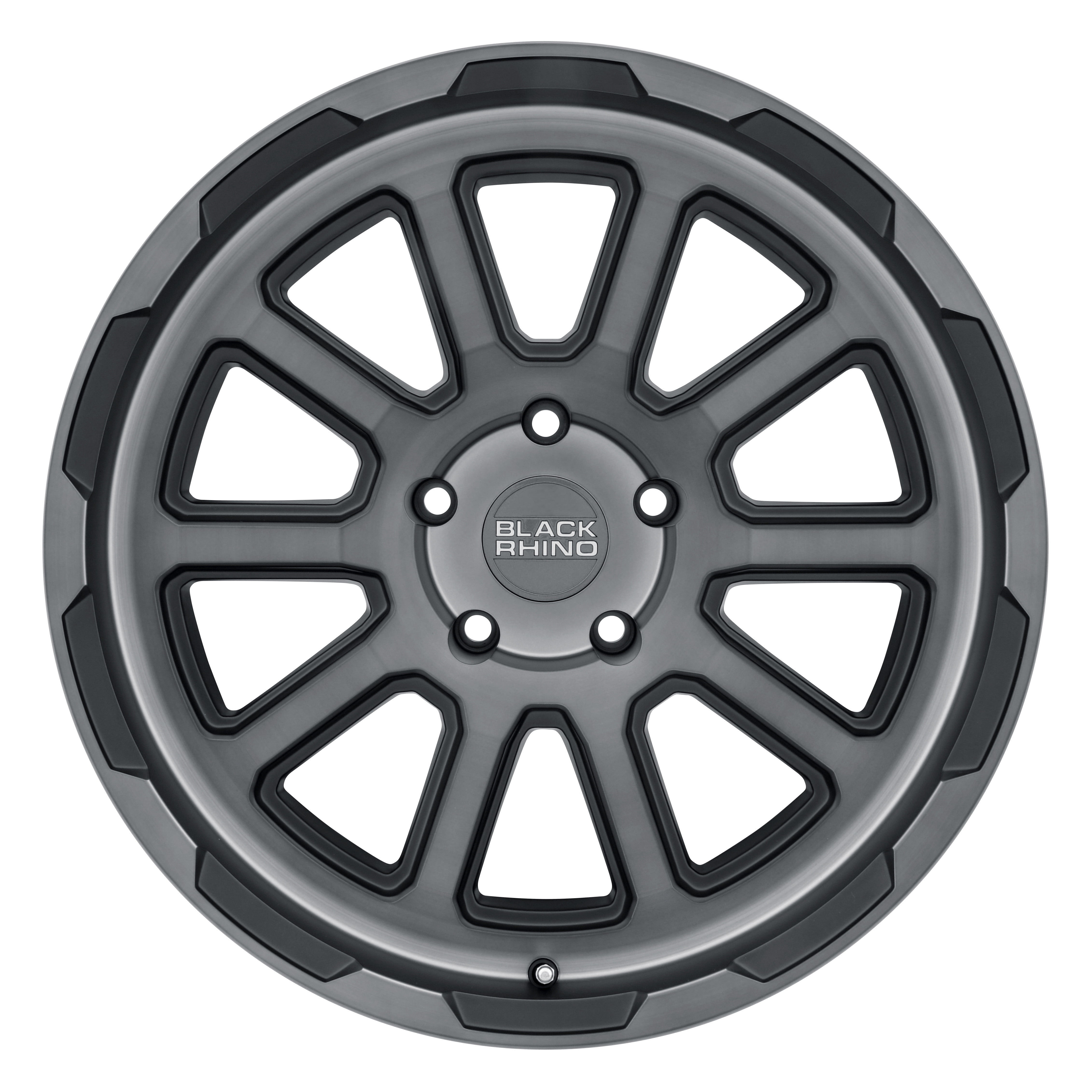 Black Rhino Chase Off-Road Wheel, Durable Aluminum Rim (Brushed Gunmetal, 18x9 in) pak0z