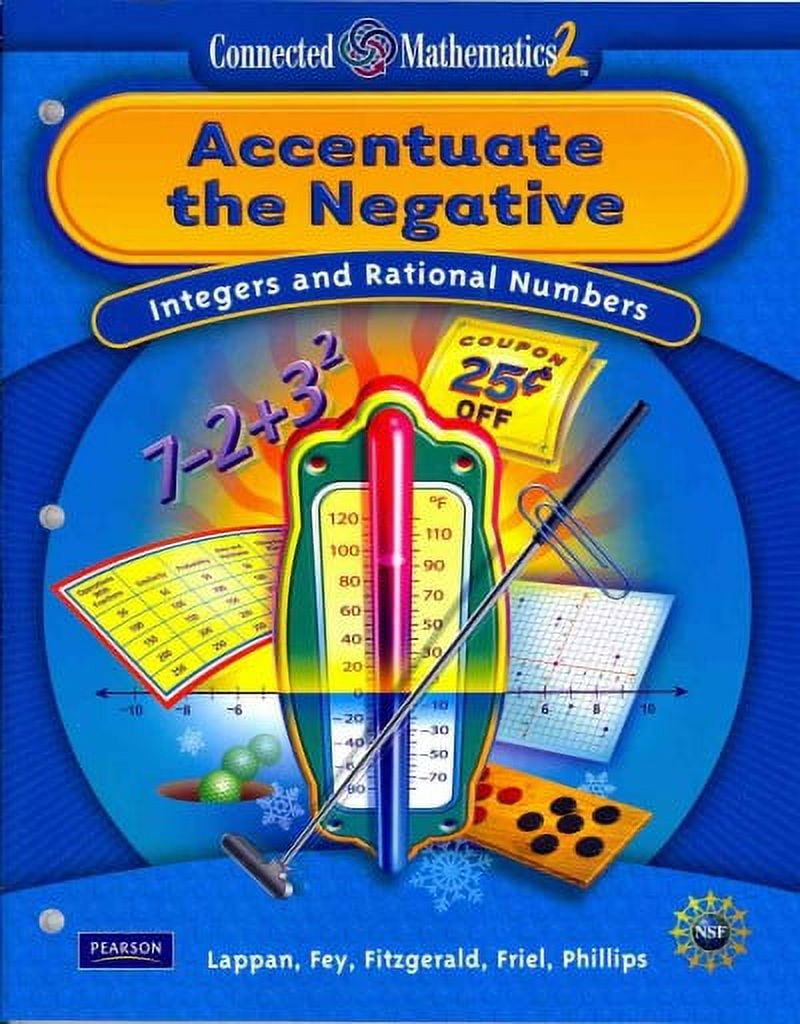 Glenda Lappan Accentuate the Negative Integers and Rational Numbers Grade 7 Student Edition (1 Unit) mbiq3