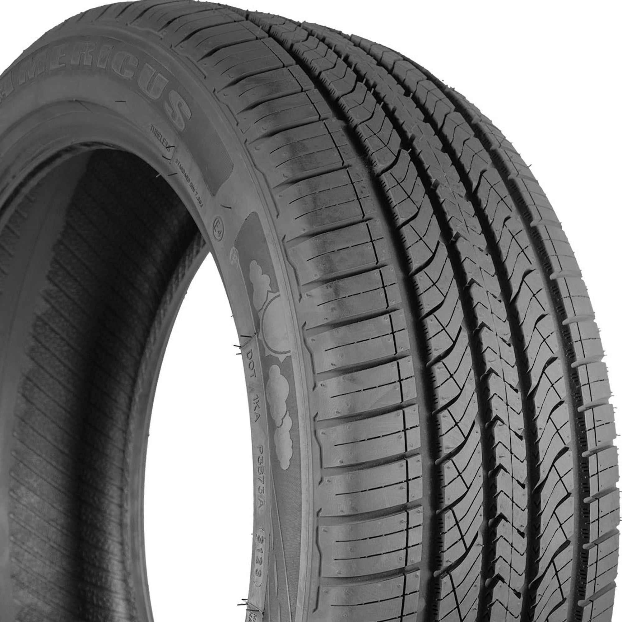 Americus Recon Tour Touring Tire (Black Sidewall, 185/60R15) orwrv