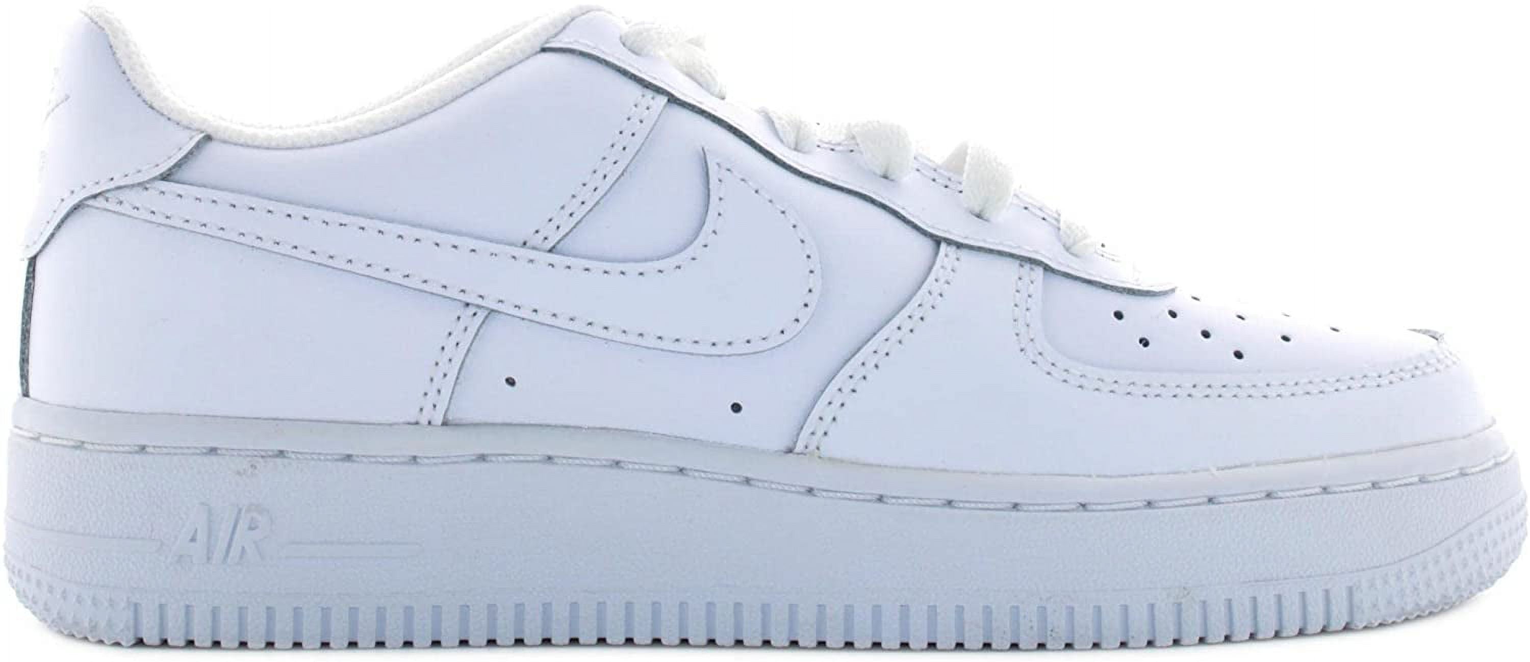 Nike Air Force 1 Low LE Kids Casual Sneakers (White, 4.5 Big Kid) 8nlrv