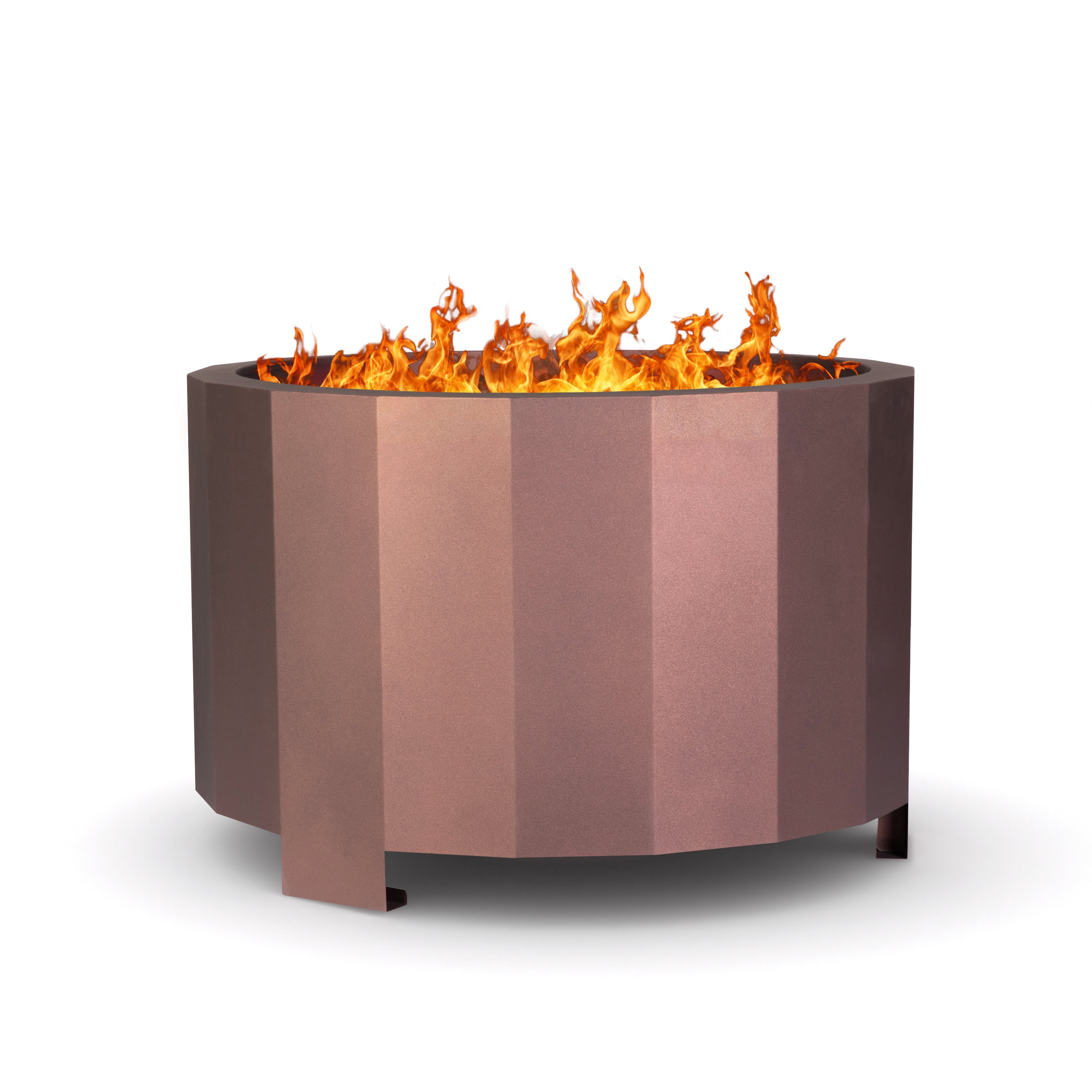 BizChair 27 inch Smokeless Outdoor Wood Burning Fire Pit with Waterproof Cover (Bronze, 27 in) 8eqga
