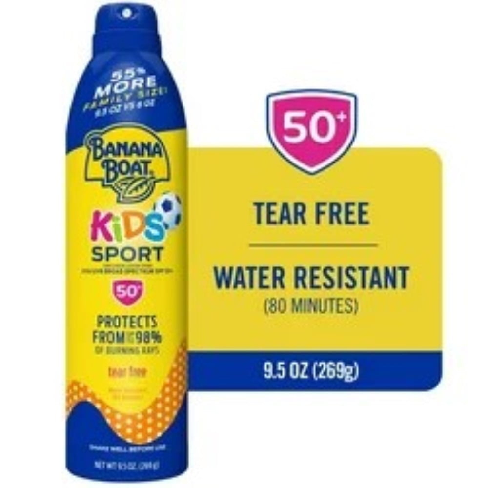 Banana Boat Kids Sport Sunscreen Spray (SPF 50, 9.5 oz) 9euy2