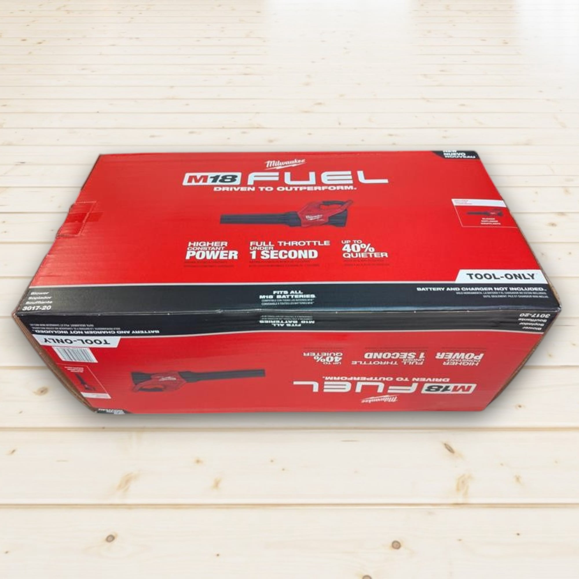 Milwaukee M18 FUEL Cordless Leaf Blower, Brushless Motor, Quiet Operation, High-Performance Airflow (Bare Tool) 41xzp