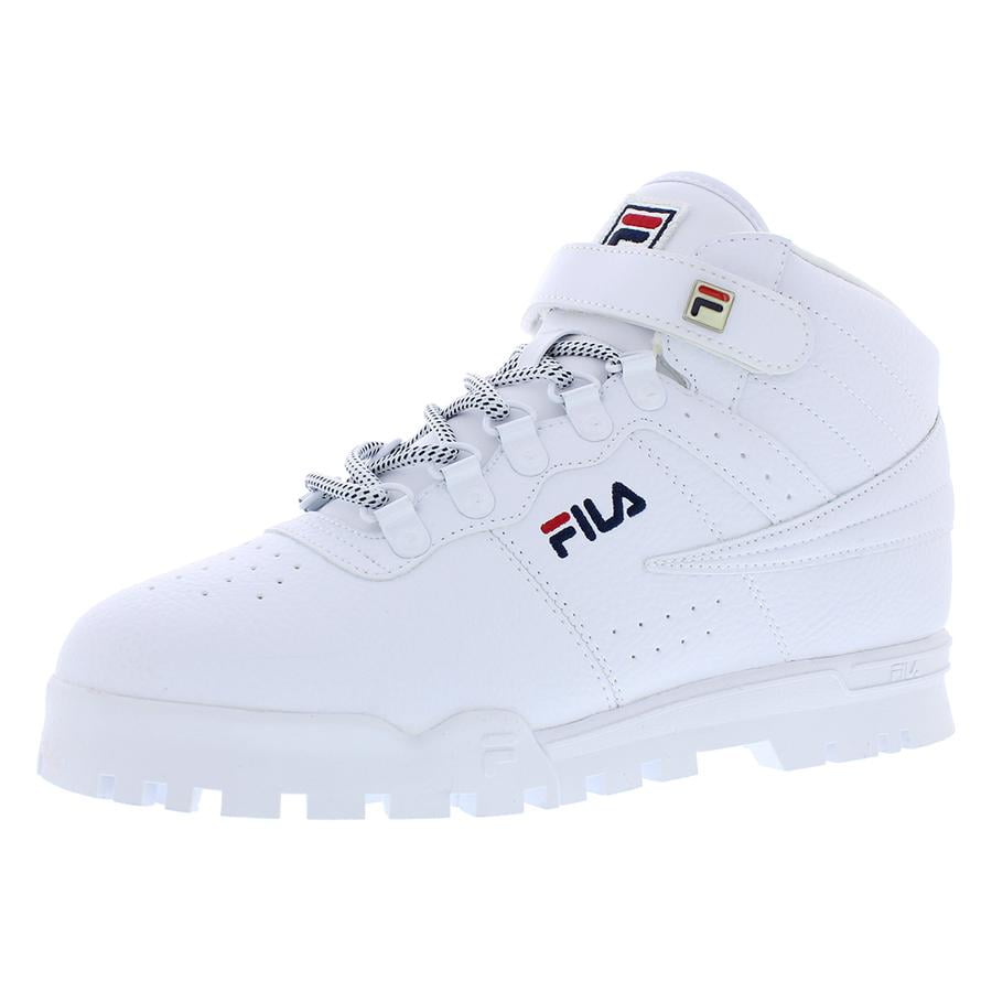 FILA V13 Men's High-Top Boots Casual Athletic Footwear (White, 10) xcuz5