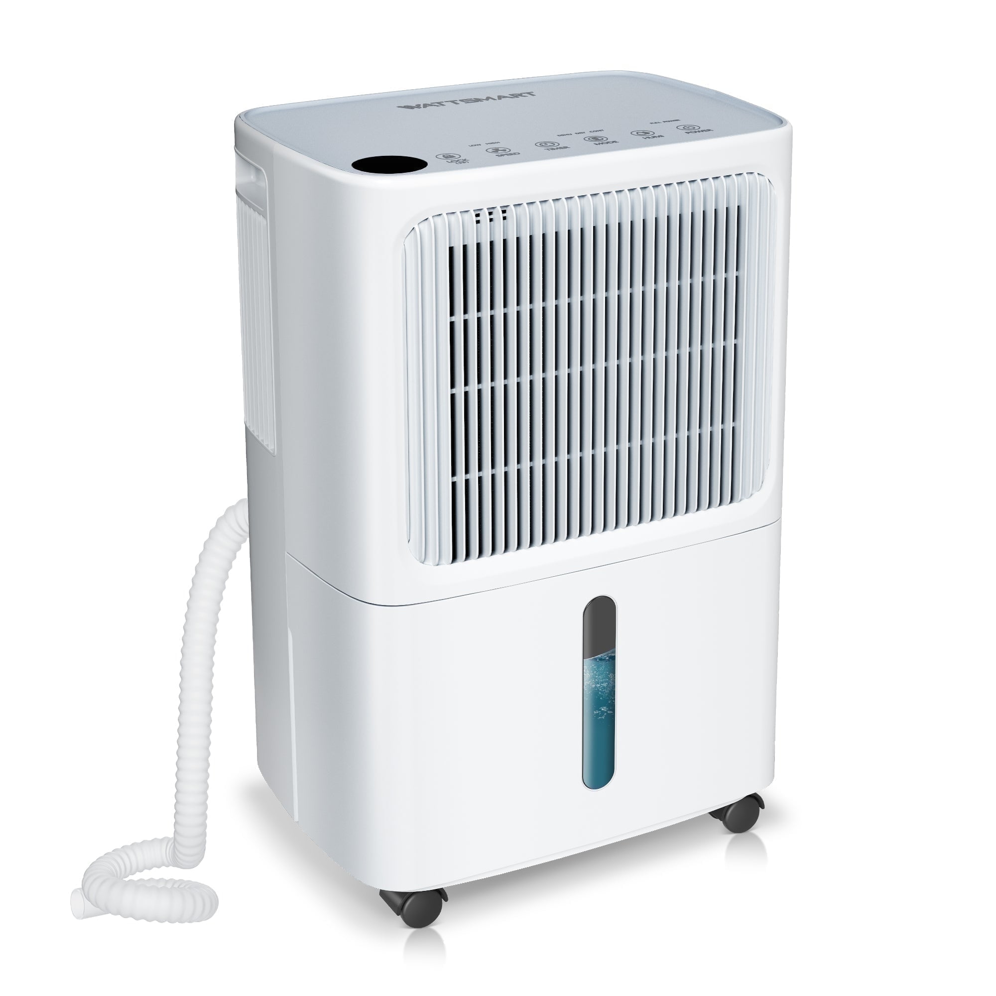 MF Studio Energy-Efficient Dehumidifier for Large Spaces, Quiet Operation with Drain Hose (White, 31 Pints) 8xmwb