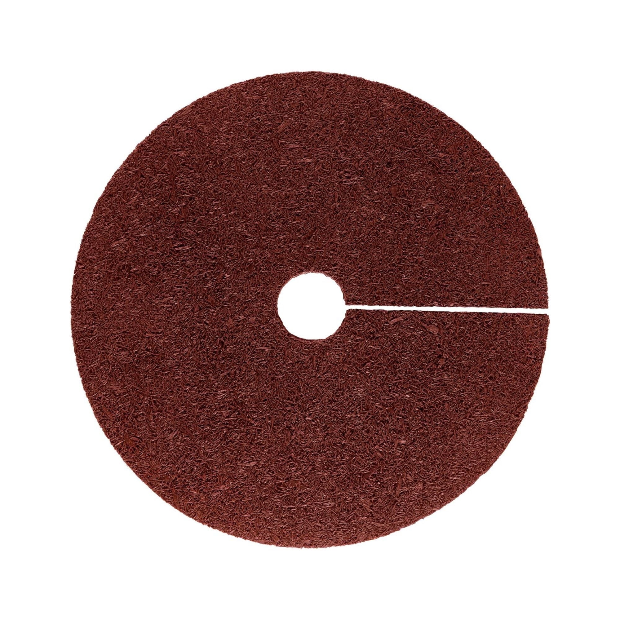 GroundSmart Rubber Mulch Tree Ring, Weed Prevention Landscape Edging (Red, 24 in, 3 Pack) gadsd