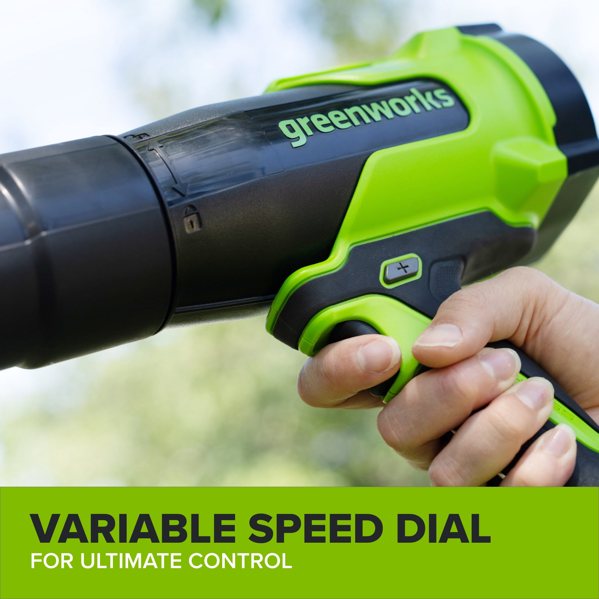 Greenworks PowerAll 24V 12 in String Trimmer and 270 CFM Handheld Blower Combo Kit (Green, 1 Battery) 87ehc